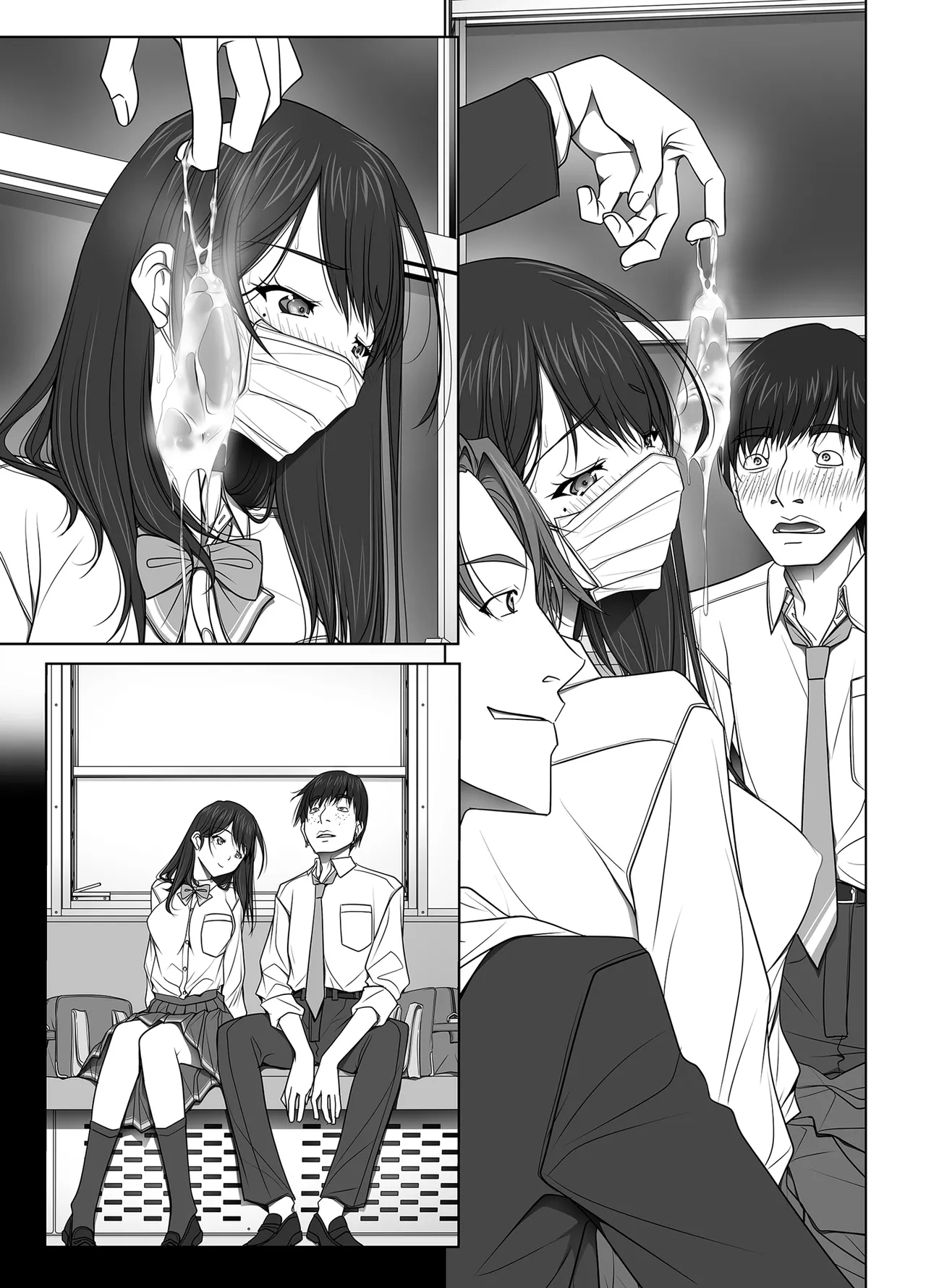 彼女がパンツを穿かない理由 -JK淫行ローカル鉄道編- 前編 - page186