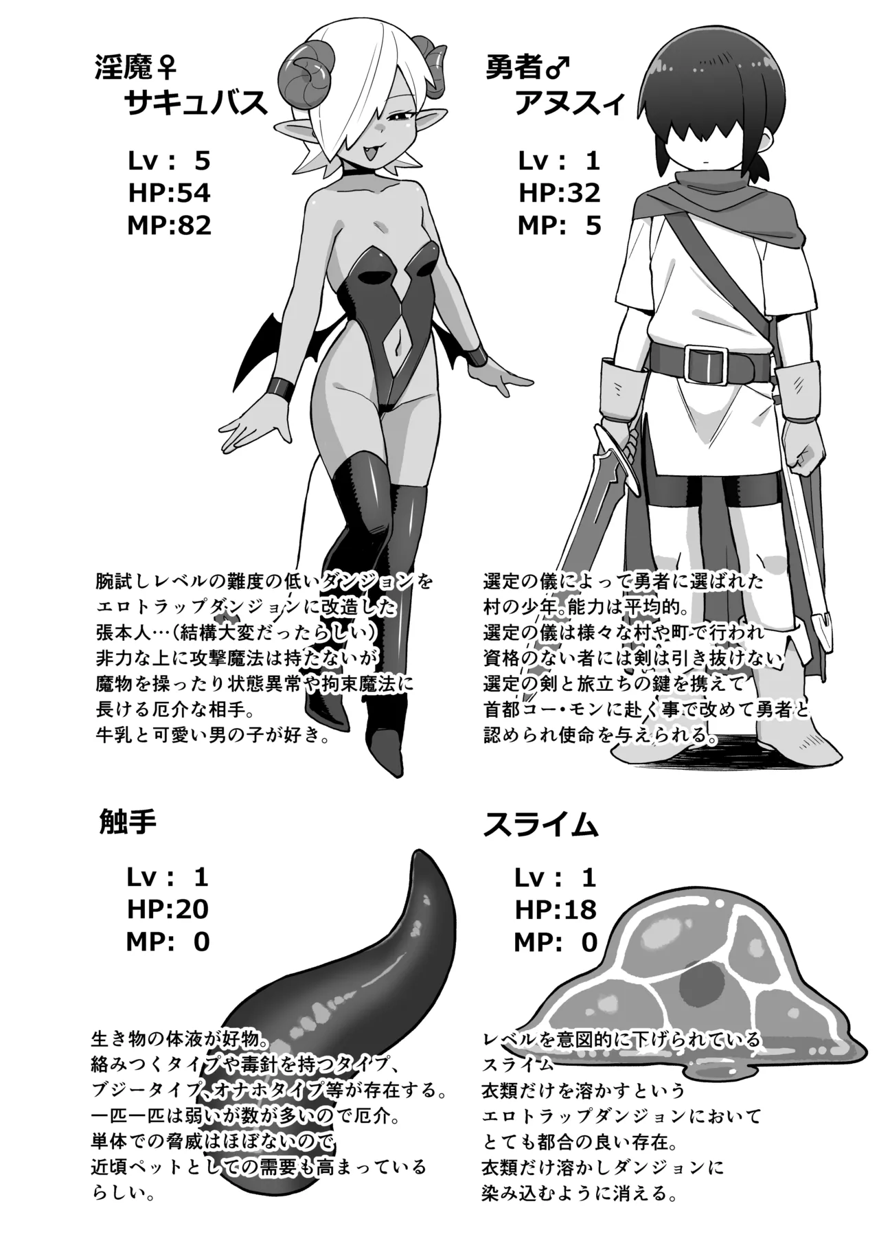 メカクレ勇者くんLv1とサキュバスのエロトラップダンジョンLv1 - page35