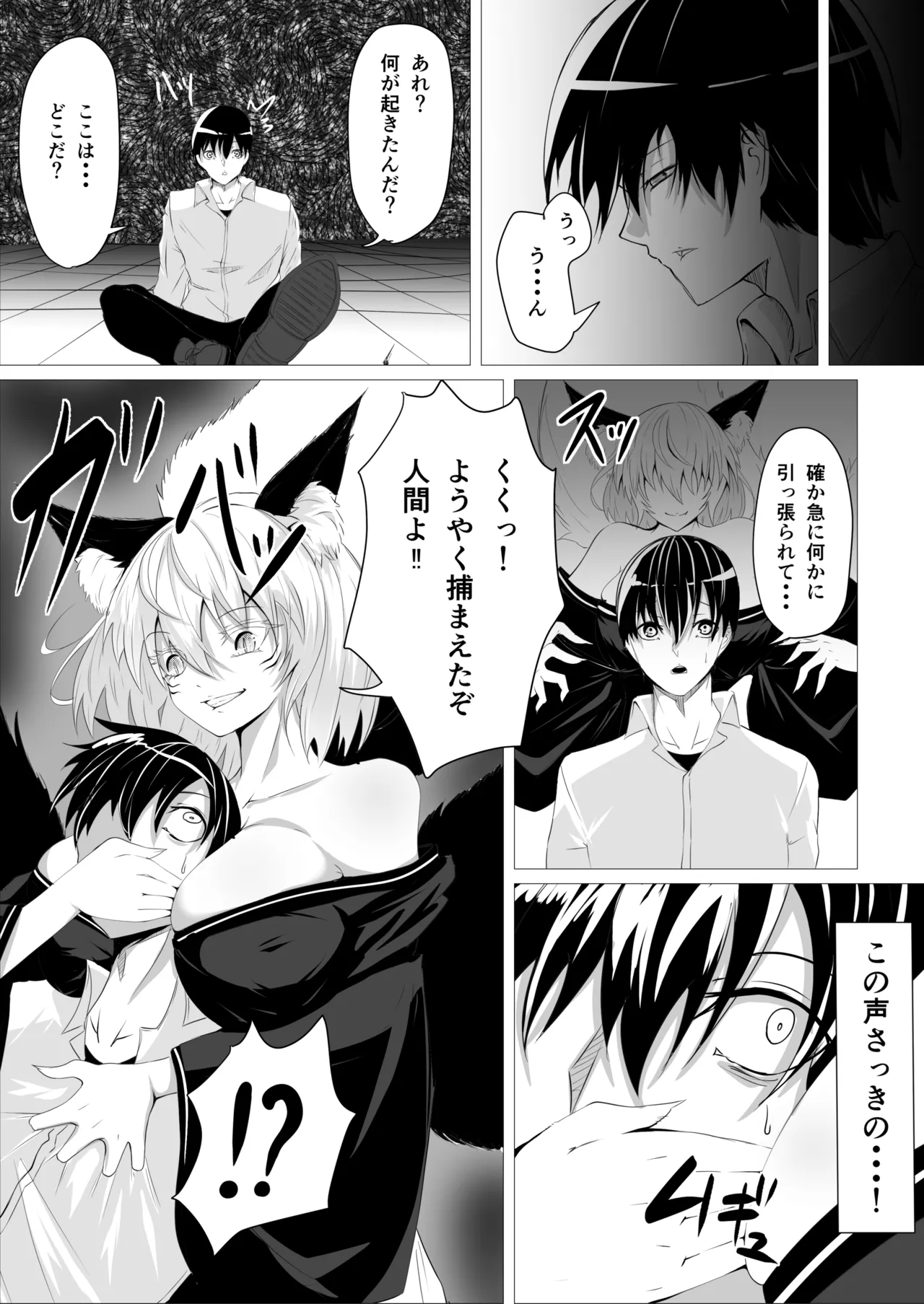 妖しいお狐様にぬりつぶされる - page4