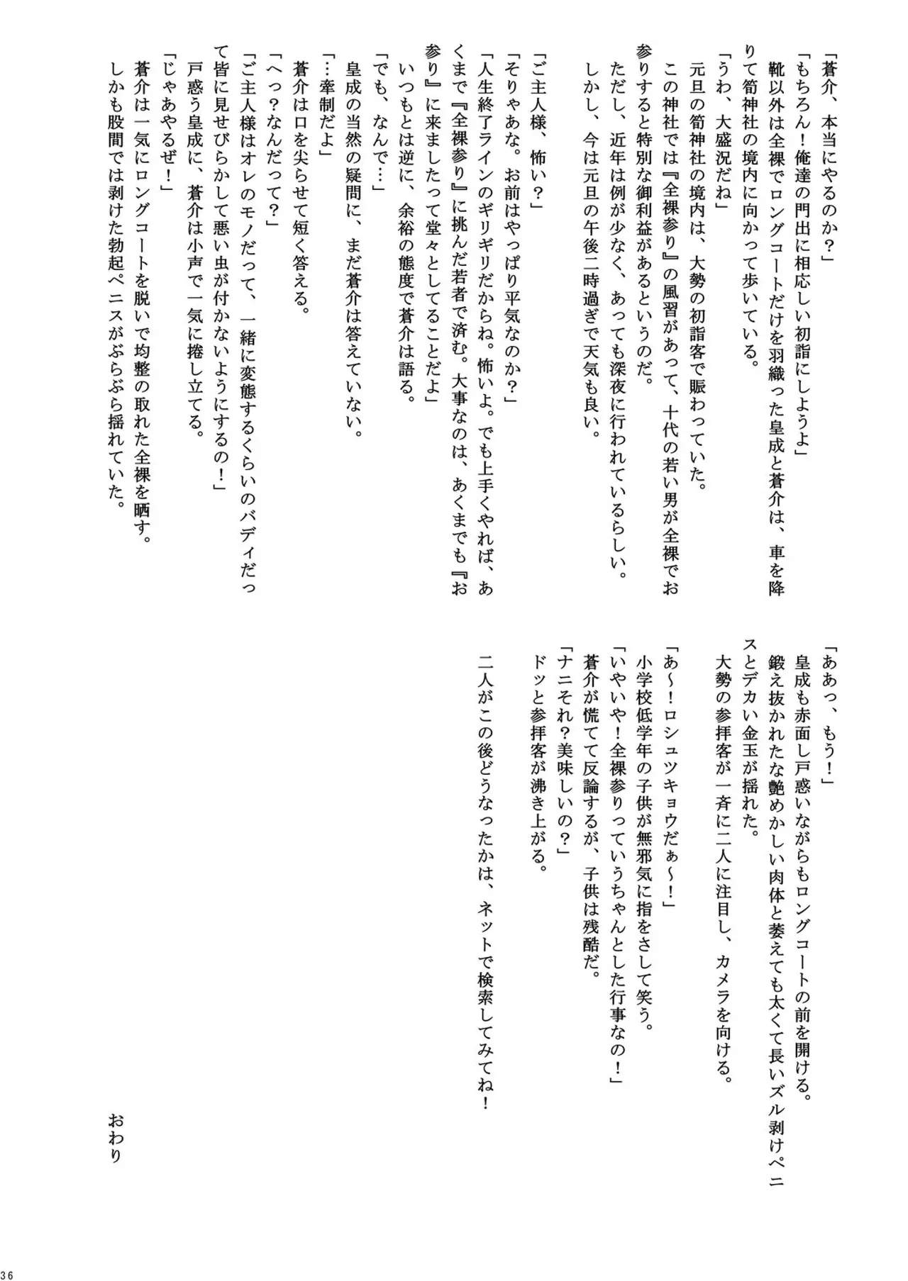 ご主人様と冬休み - page36