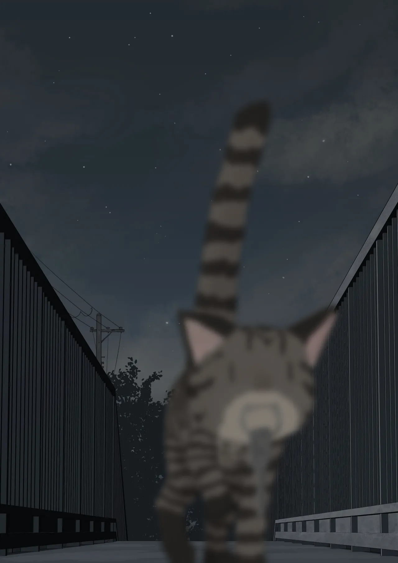 全裸に猫のボディペイントをされて夜の町を露出徘徊するハメになるお話 [REMAKE] - page28