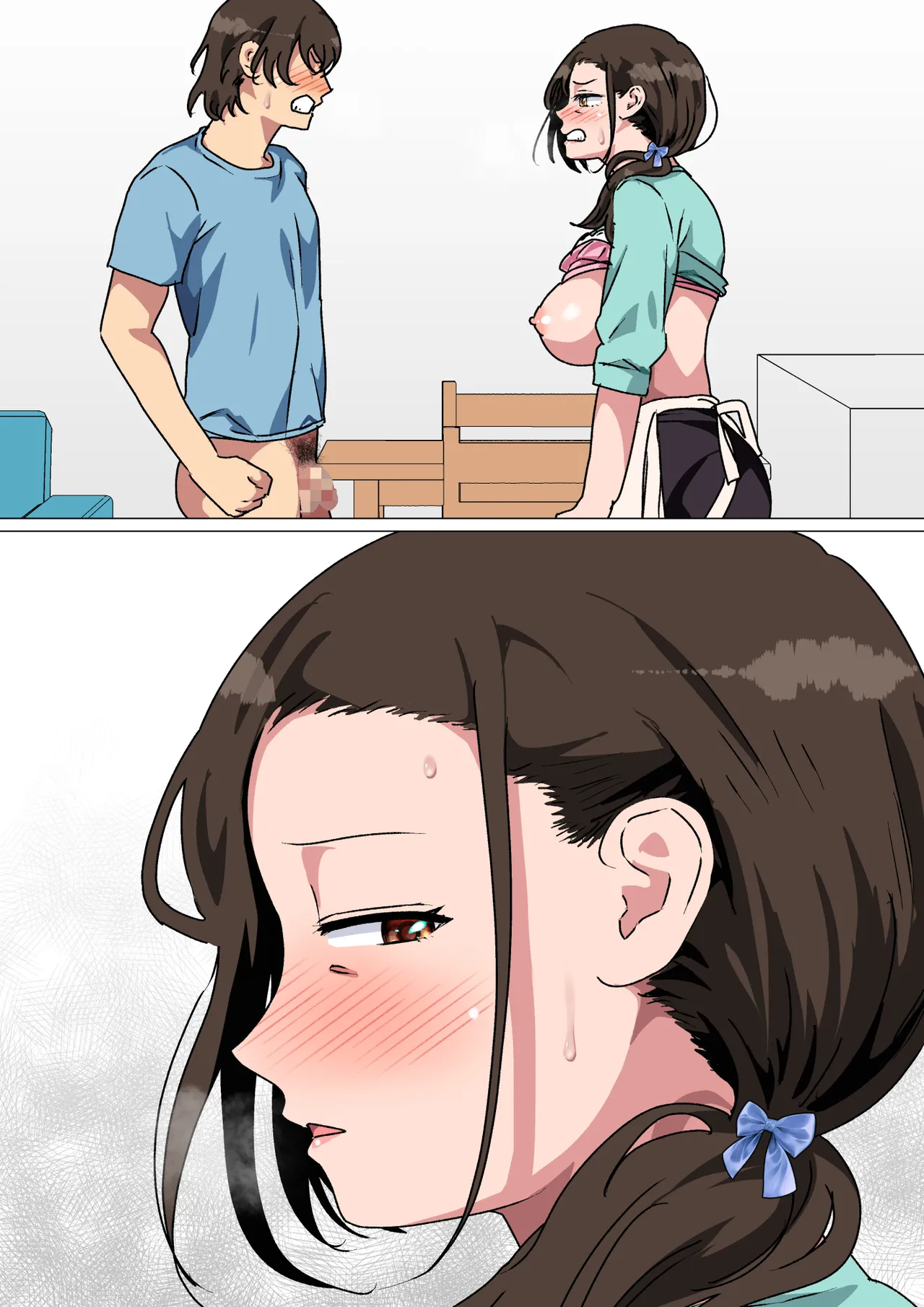 母がエッチな挑発してきたので我慢できずに反撃しました。 - page104