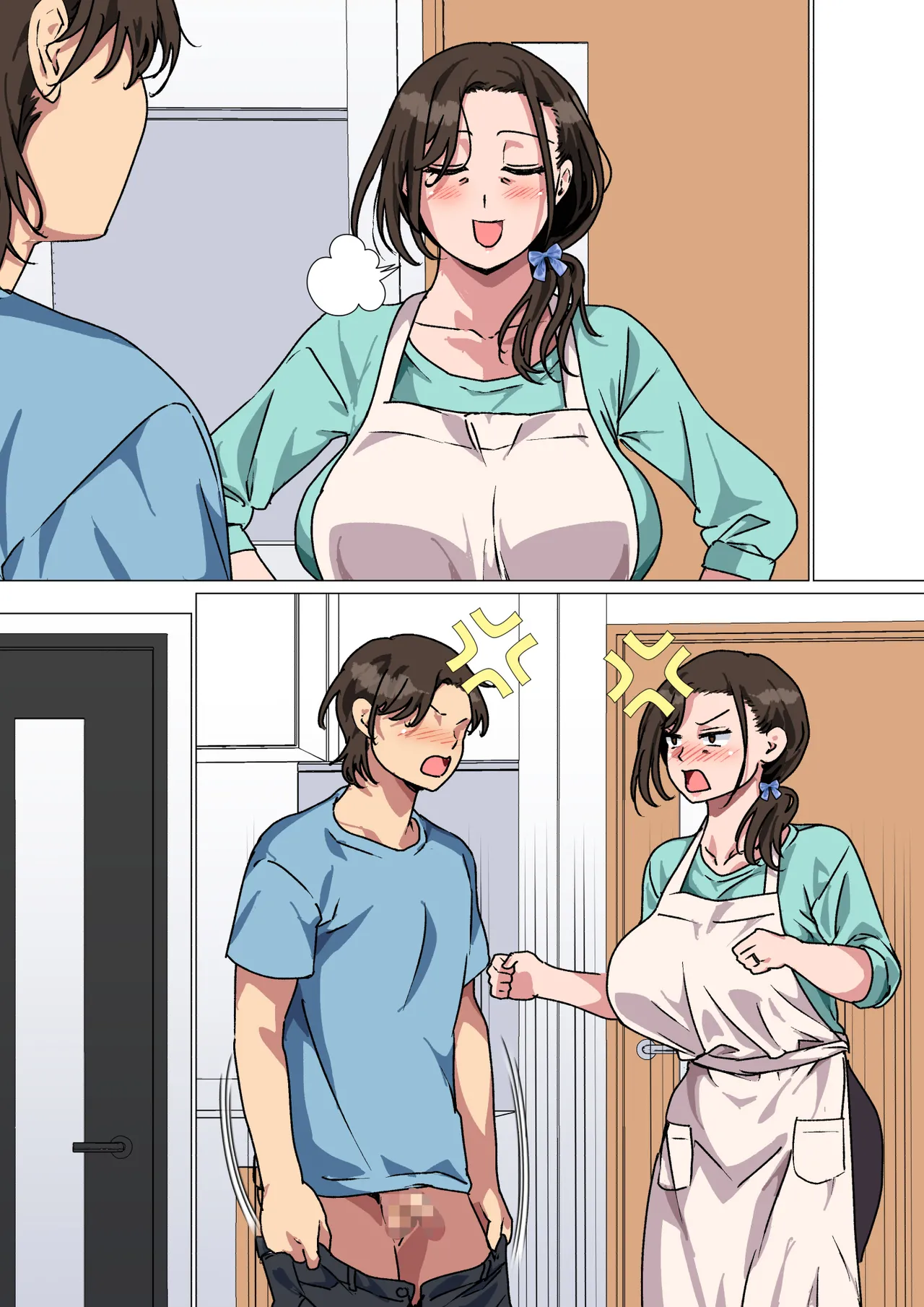 母がエッチな挑発してきたので我慢できずに反撃しました。 - page131