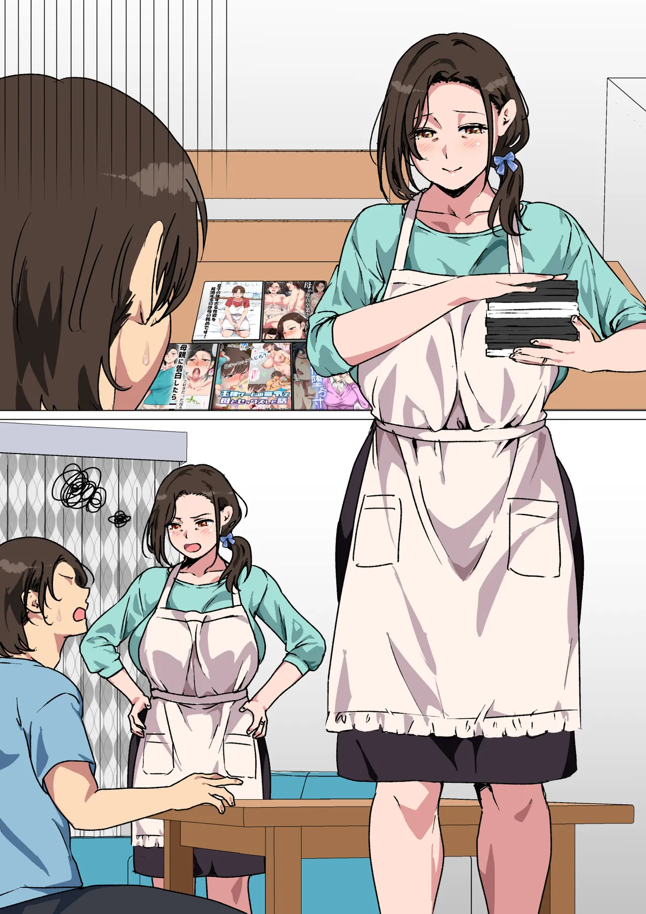 母がエッチな挑発してきたので我慢できずに反撃しました。 - page76