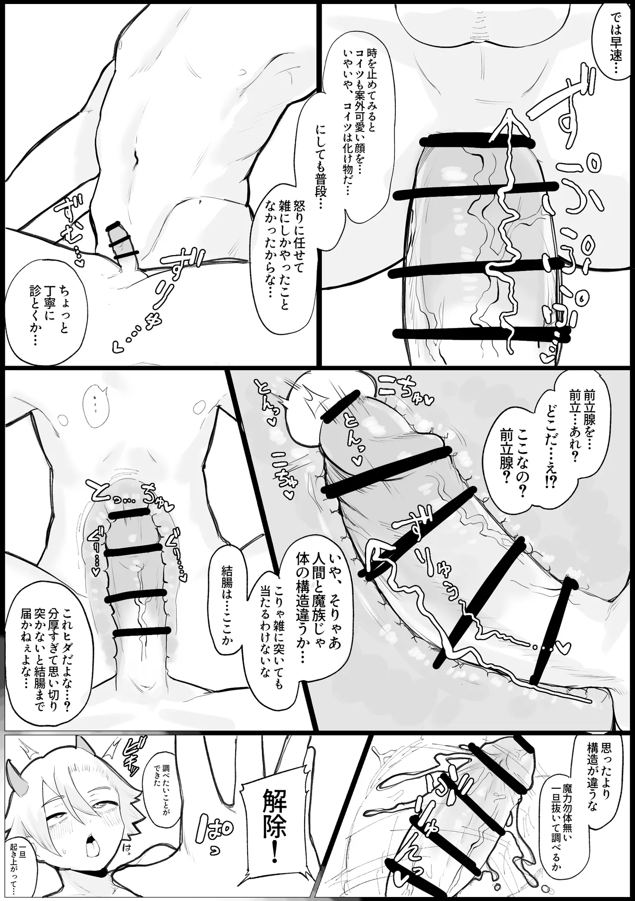 封印済み 不死身の魔王♂を 時間停止+ガン突き で 無理矢理攻略する本 - page12