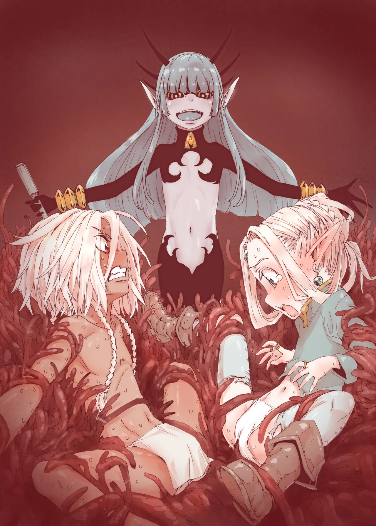 堕落 の 魔女 〜 初年 よしゃ と ツルペタ エルフ 和 以下にして 魔女 に 敗れた 化