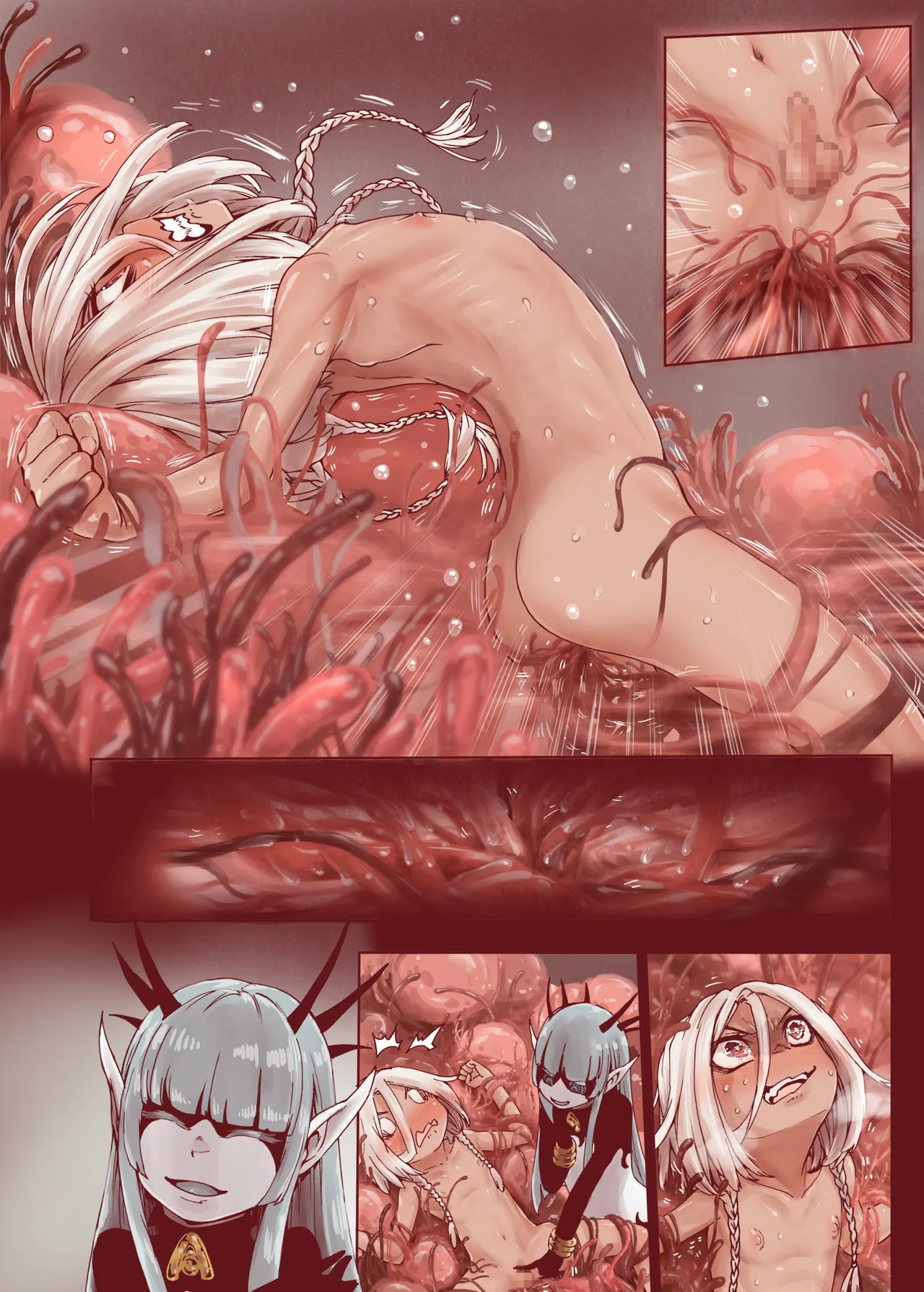 堕落 の 魔女 〜 初年 よしゃ と ツルペタ エルフ 和 以下にして 魔女 に 敗れた 化 - page18