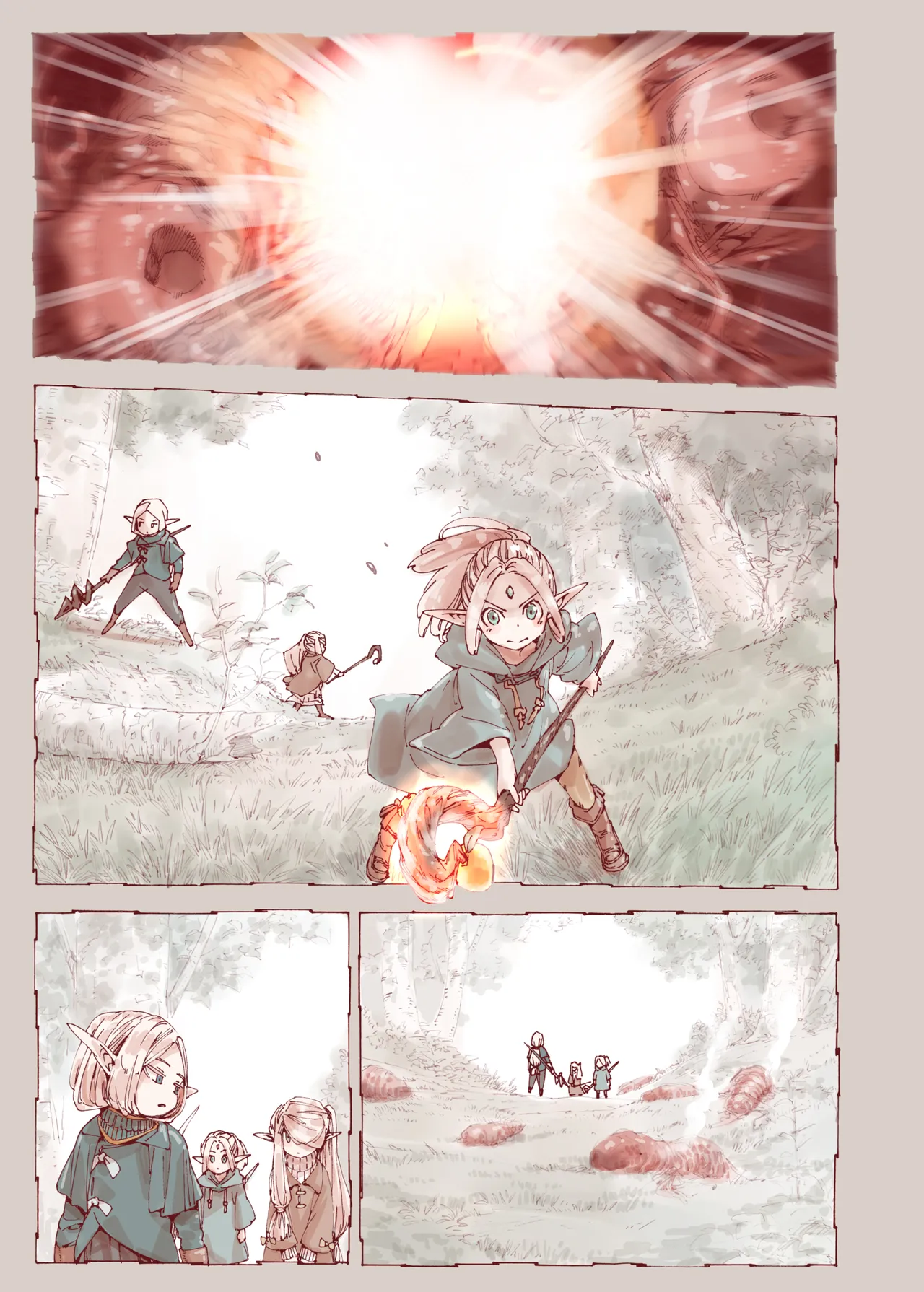 堕落 の 魔女 〜 初年 よしゃ と ツルペタ エルフ 和 以下にして 魔女 に 敗れた 化 - page27