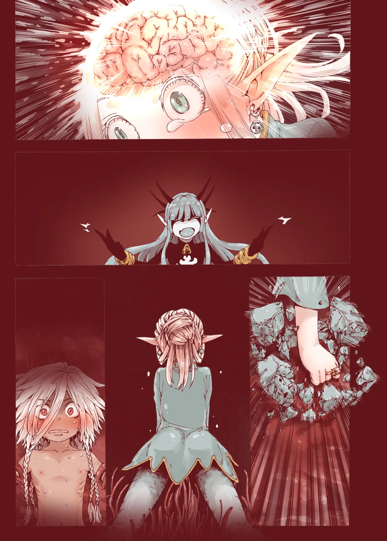 堕落 の 魔女 〜 初年 よしゃ と ツルペタ エルフ 和 以下にして 魔女 に 敗れた 化 - page39