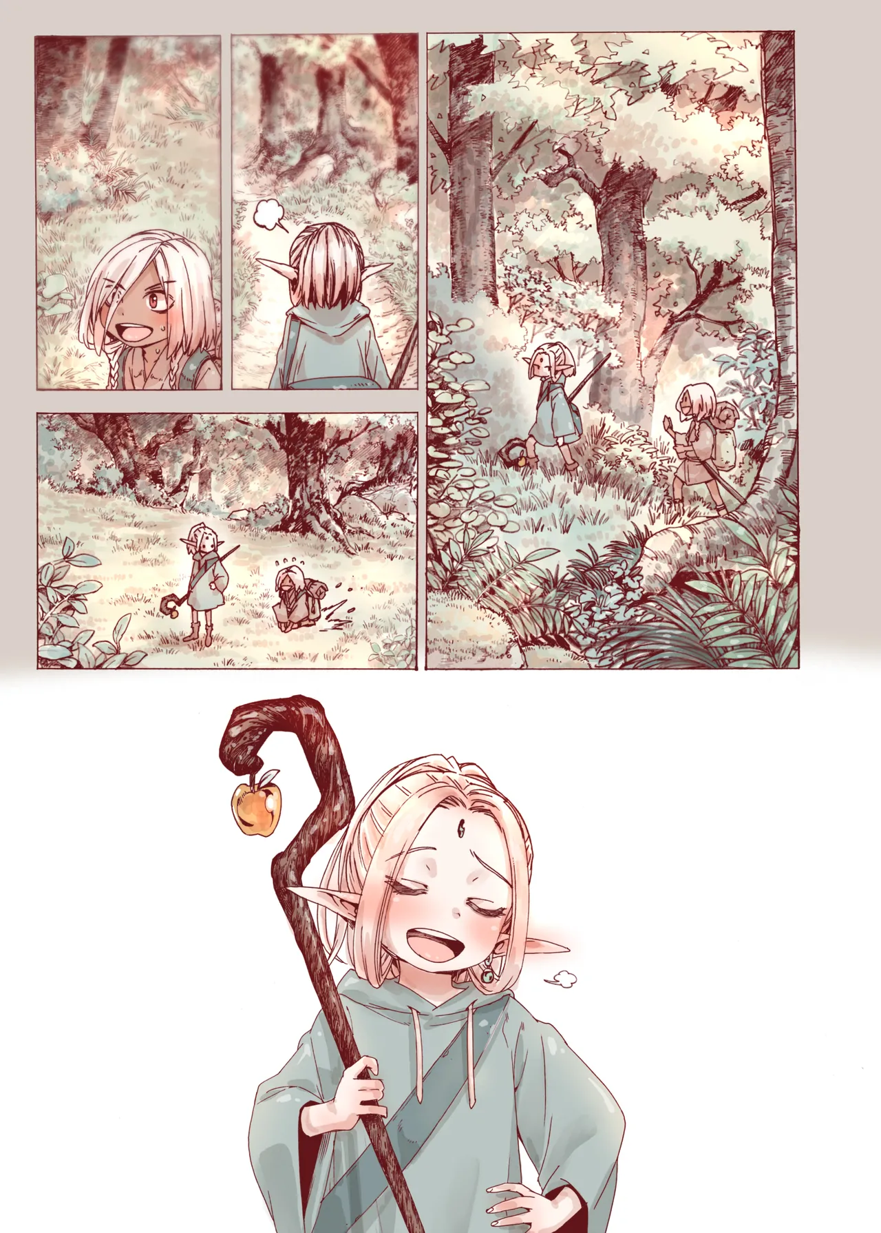 堕落 の 魔女 〜 初年 よしゃ と ツルペタ エルフ 和 以下にして 魔女 に 敗れた 化 - page41