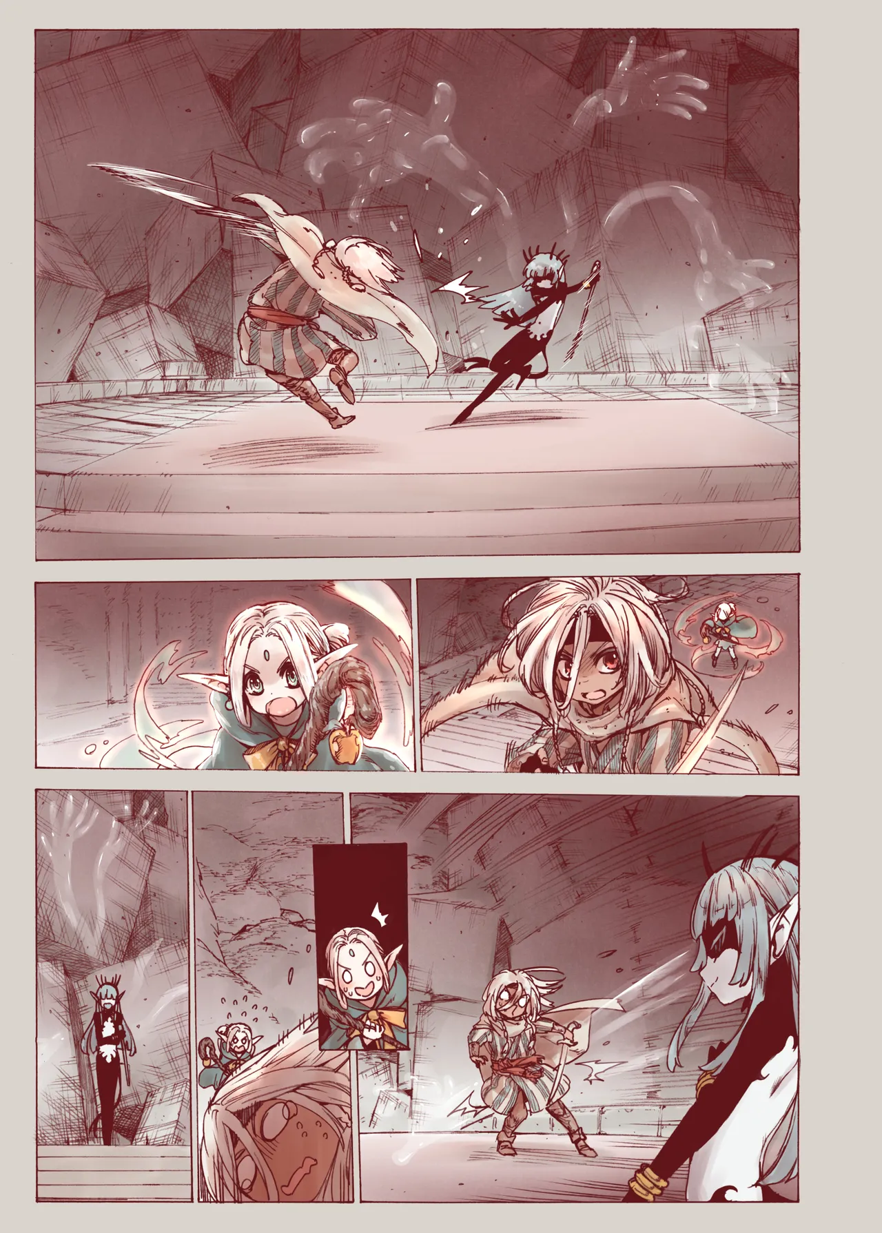 堕落 の 魔女 〜 初年 よしゃ と ツルペタ エルフ 和 以下にして 魔女 に 敗れた 化 - page9