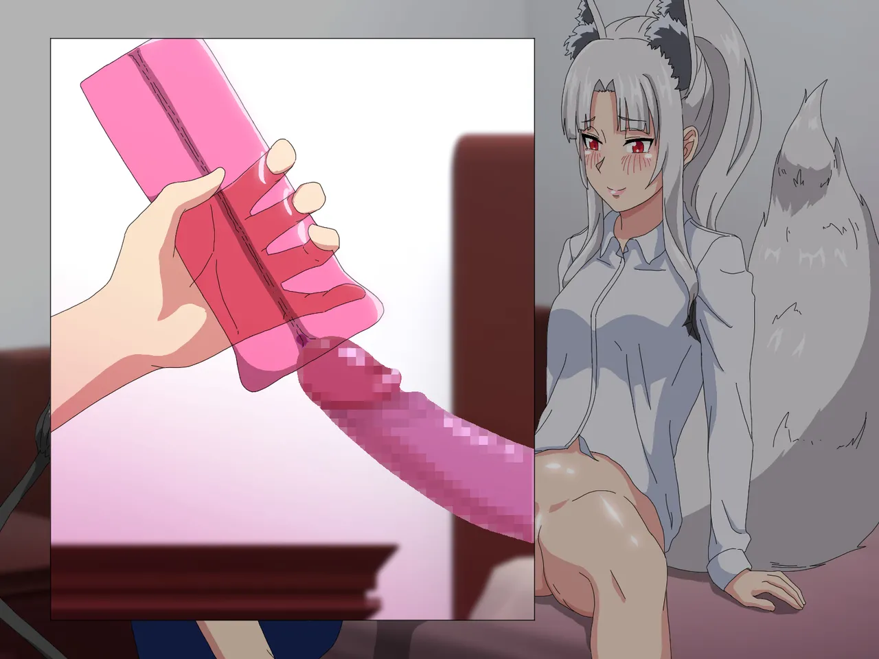 精液結び～ふたなり狐娘が爆乳牛娘と採精性行～後編 - page141