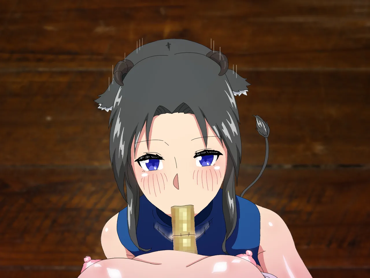 精液結び～ふたなり狐娘が爆乳牛娘と採精性行～後編 - page224