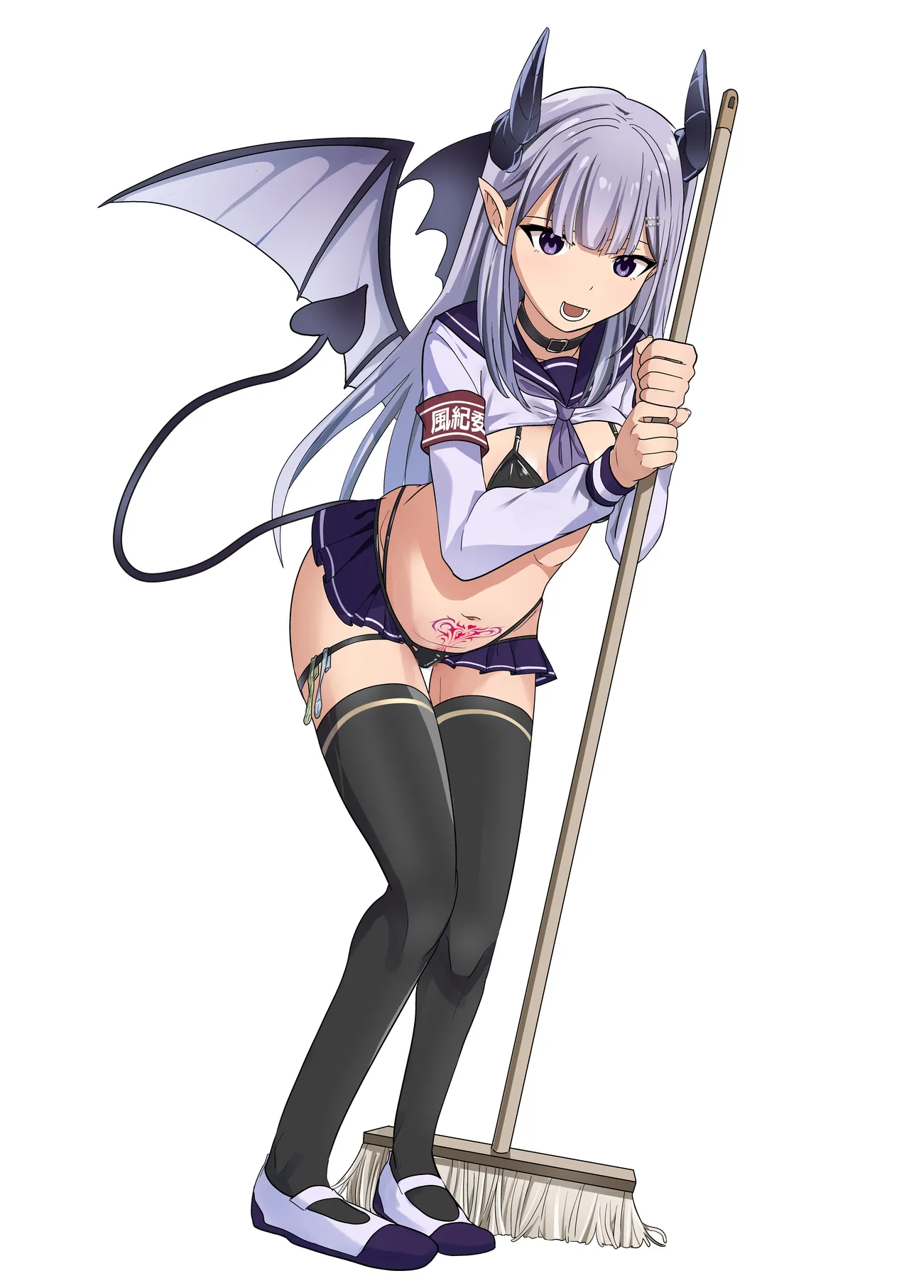 Wサキュバス風紀委員口淫性活指導 - page36