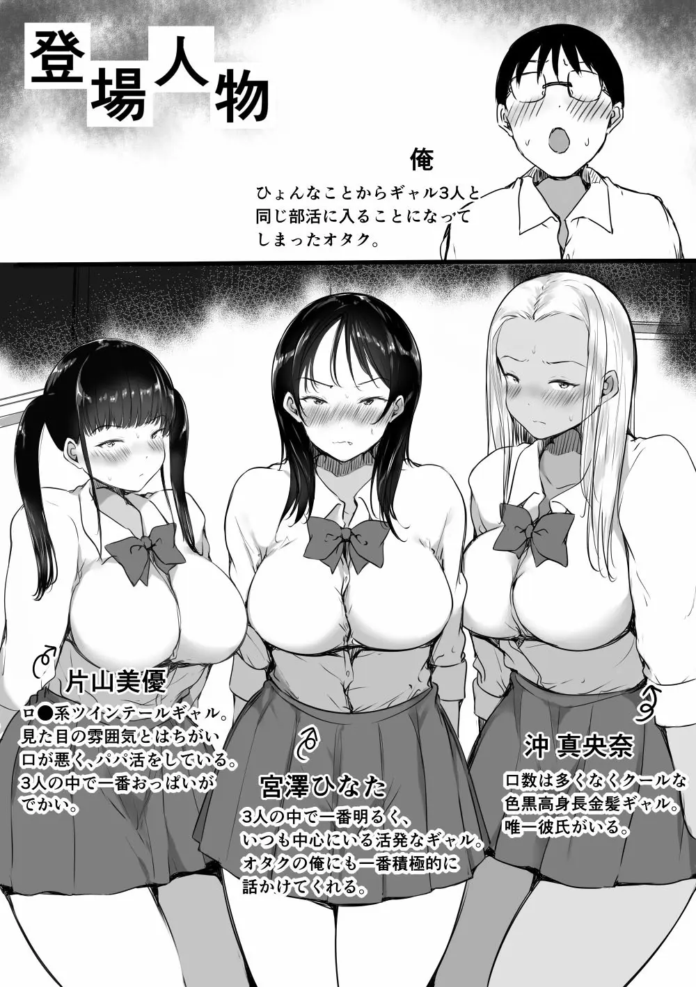 ぼっちの俺が巨乳ギャル3人に誘惑されてる件〜えっち合宿編〜 - page3
