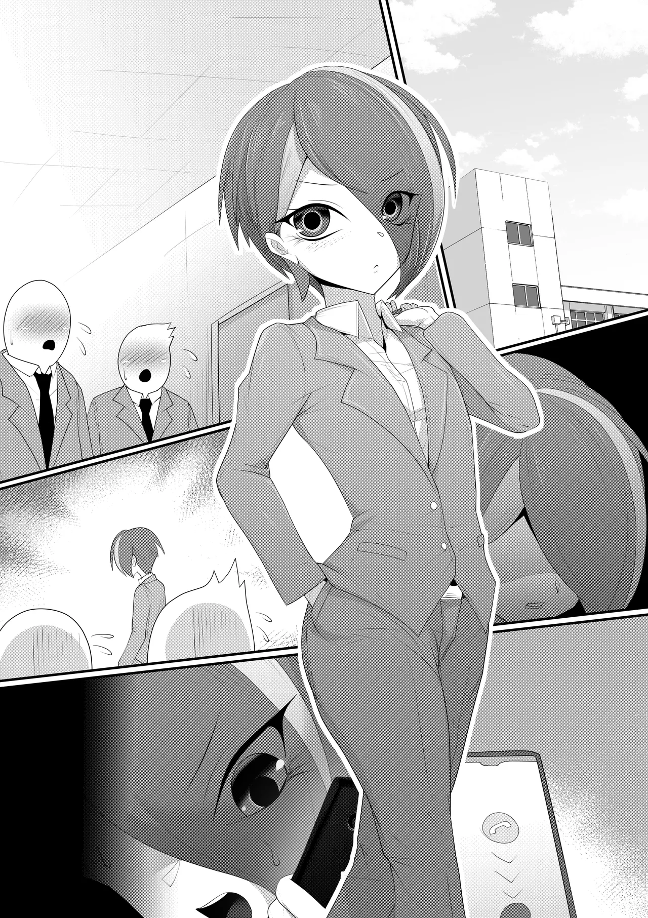 (メス)ホモ化催○洗脳 ノンケ男の娘とキモ♂汚ち〇ぽズ - page57