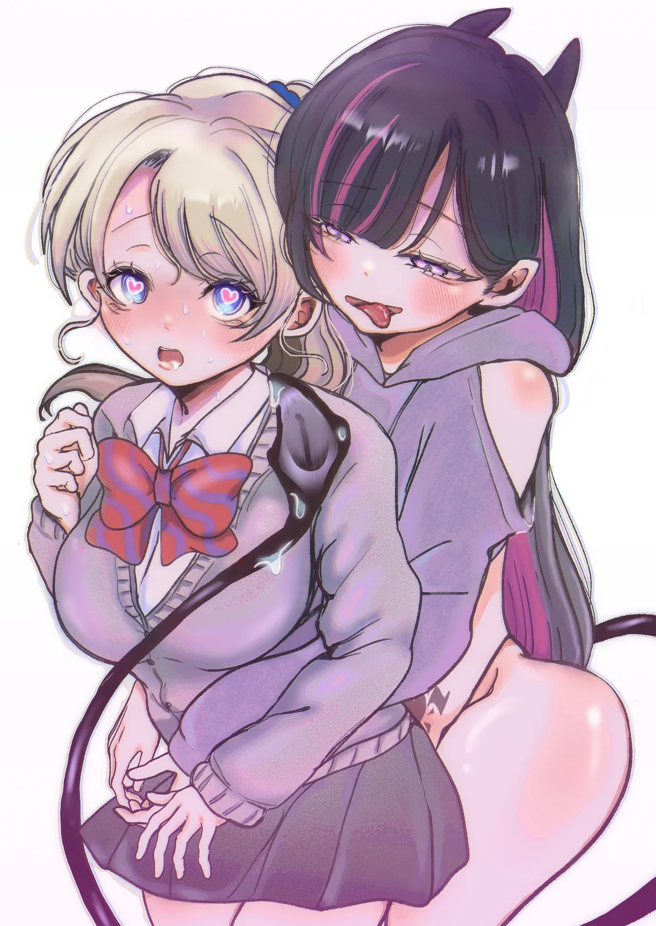 嘘つき人妻は淫魔(サキュバス)の尻尾にメロメロ♡♡♡ - page38