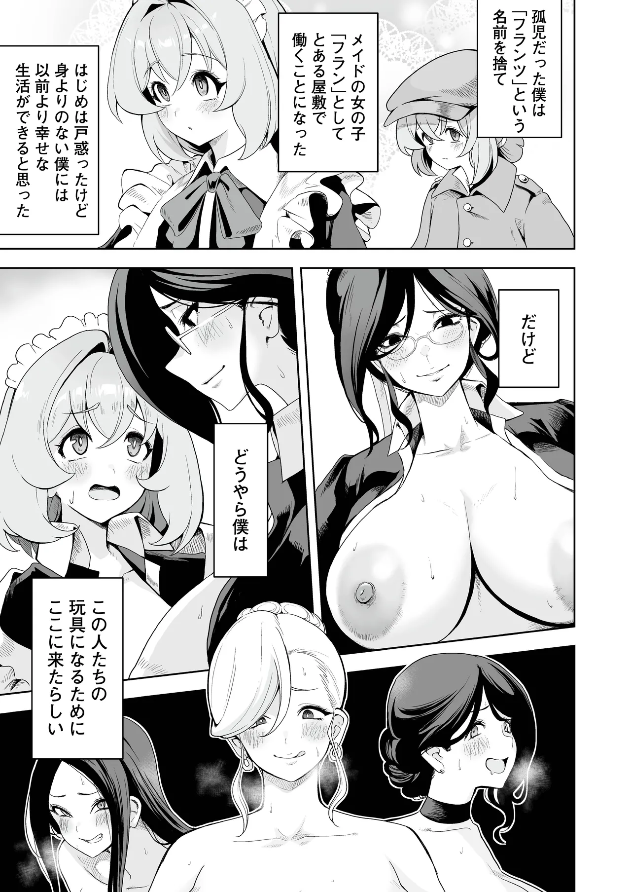 メイドたちの性事情2 〜男子禁制の館でメイドとして仕える僕が、女主人をイかせて堕とすまで〜 - page2