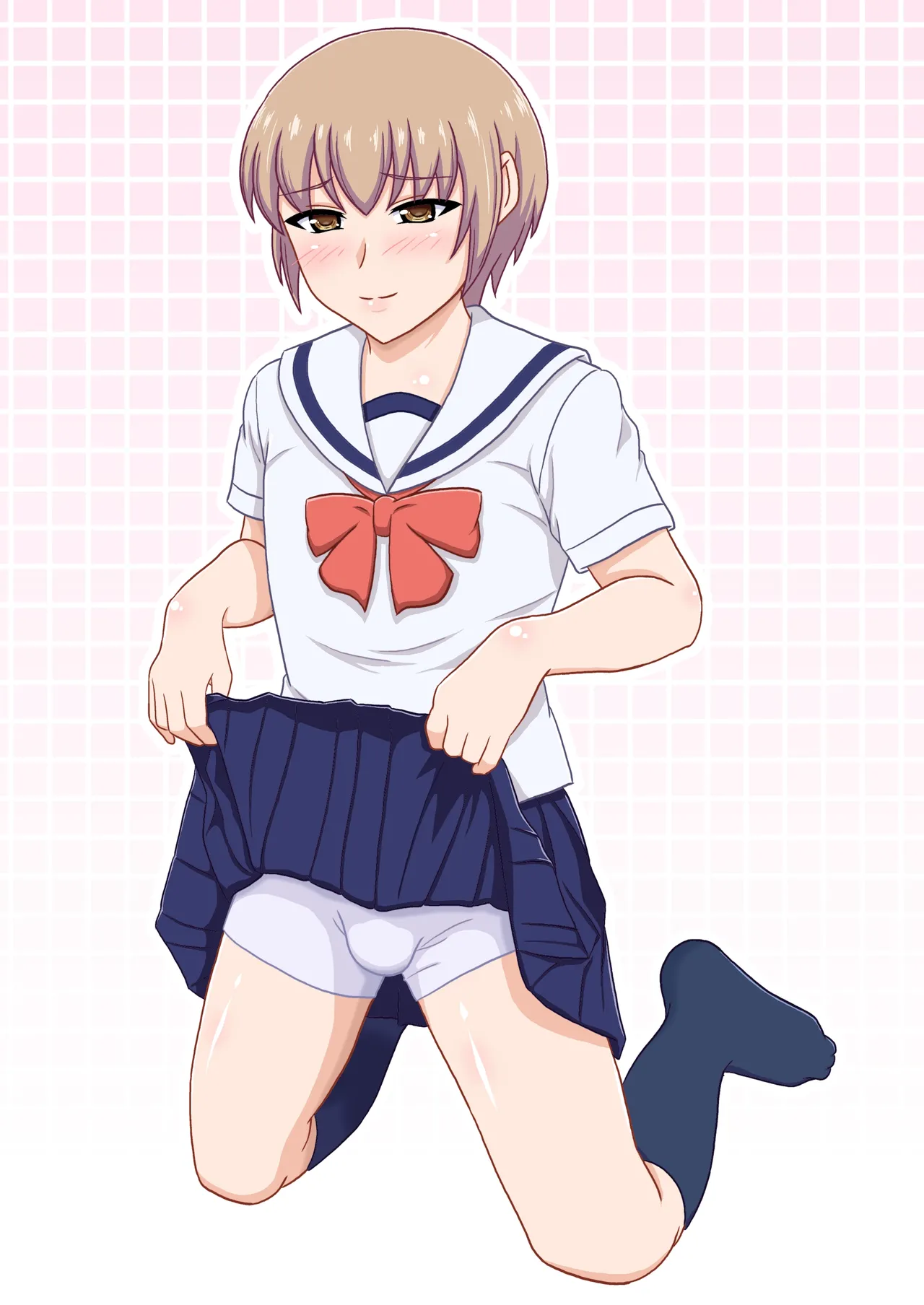 女装した親友が可愛過ぎたのでエッチした話 - page2