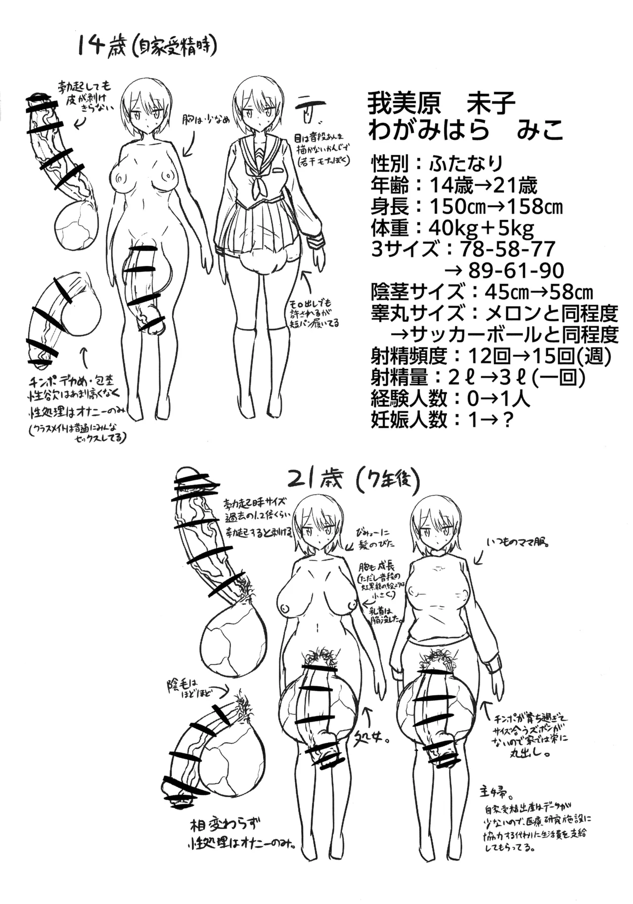 ドッペル・ファミリー ～自家受精で産んだ娘に孕まされる話～ - page32