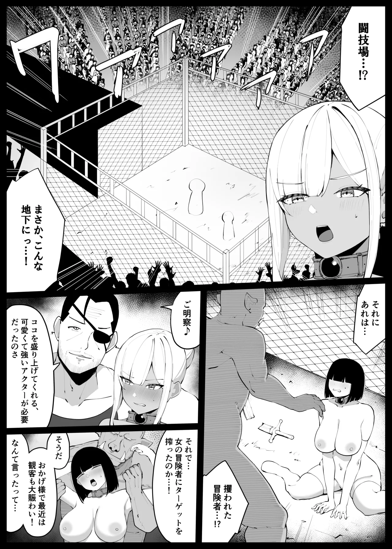 人妻ナイトが地下闘技大会で敗北する話 - page11