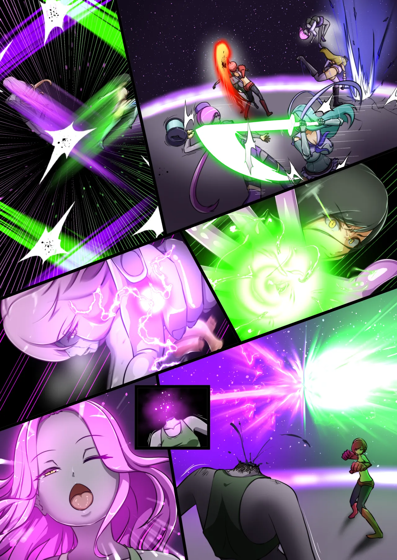 ウチの子がえっちな敵と戦って敗北する話 ～総力戦編～ - page51