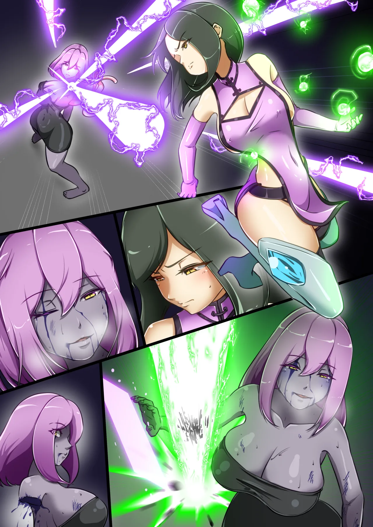 ウチの子がえっちな敵と戦って敗北する話 ～総力戦編～ - page55