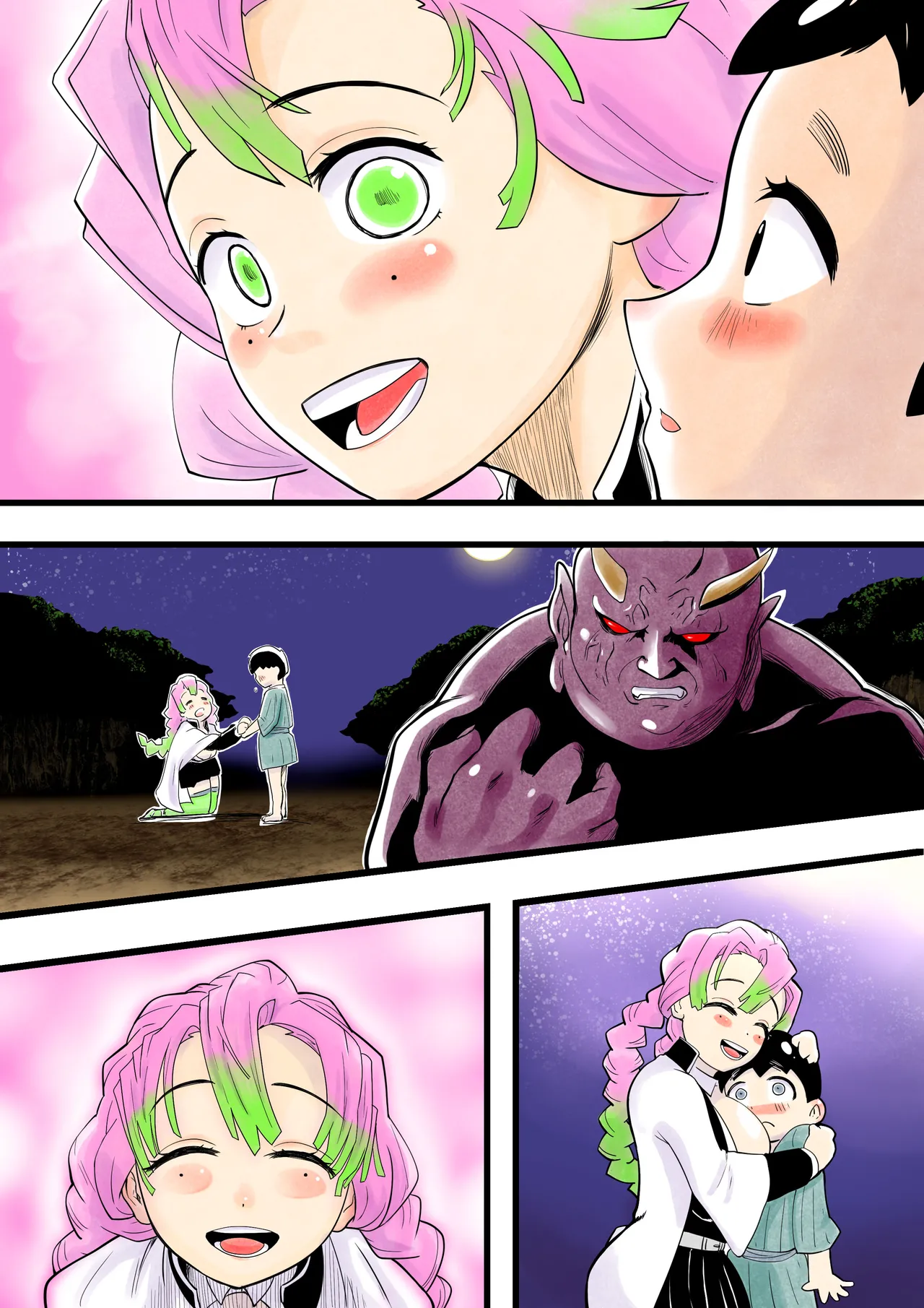 蟲生スはつ恋、みだれ蜜~甘露寺●璃ニプルファック蟲○産卵~ - page38