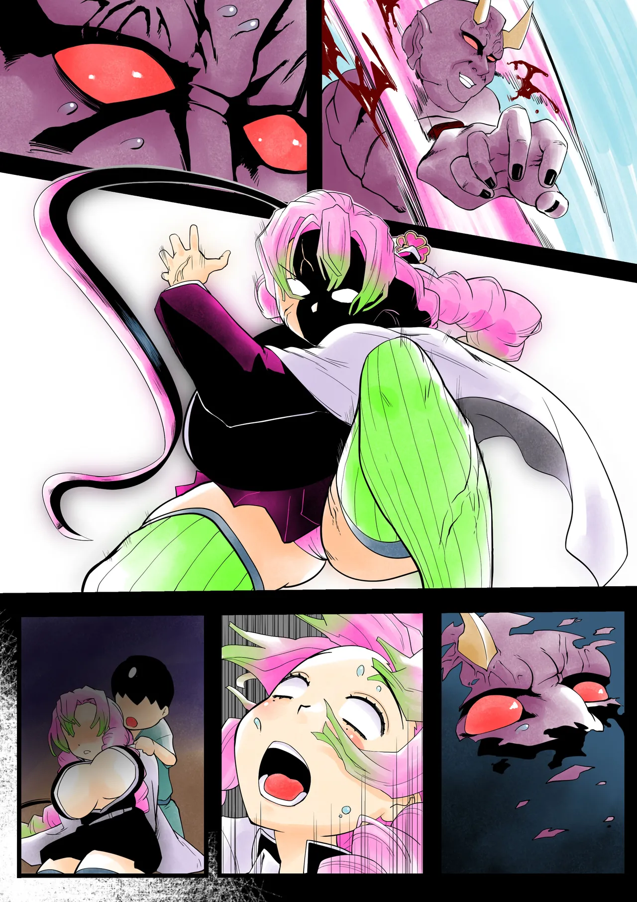 蟲生スはつ恋、みだれ蜜~甘露寺●璃ニプルファック蟲○産卵~ - page50