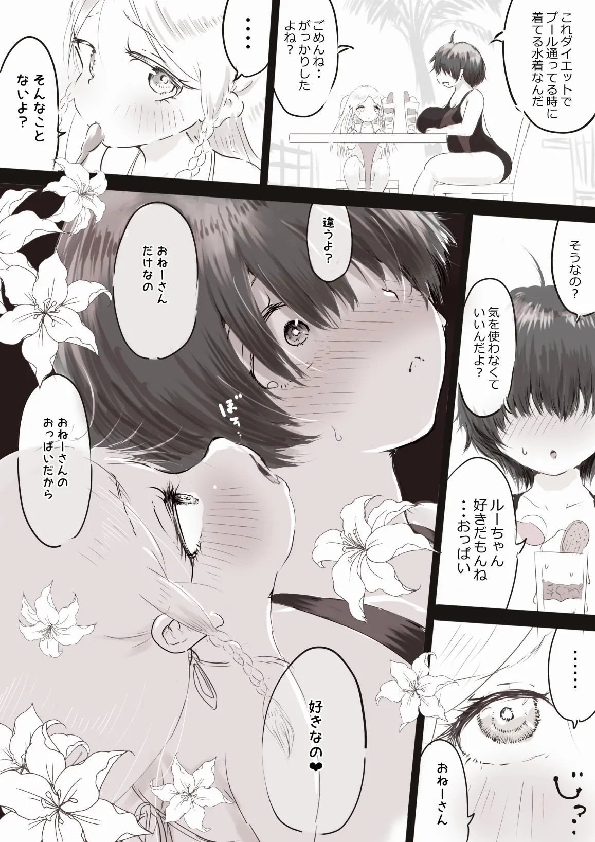 銀髪ハーフ少女は庵楽さんとプールデートで本懐を遂げたい [進行中] - page19