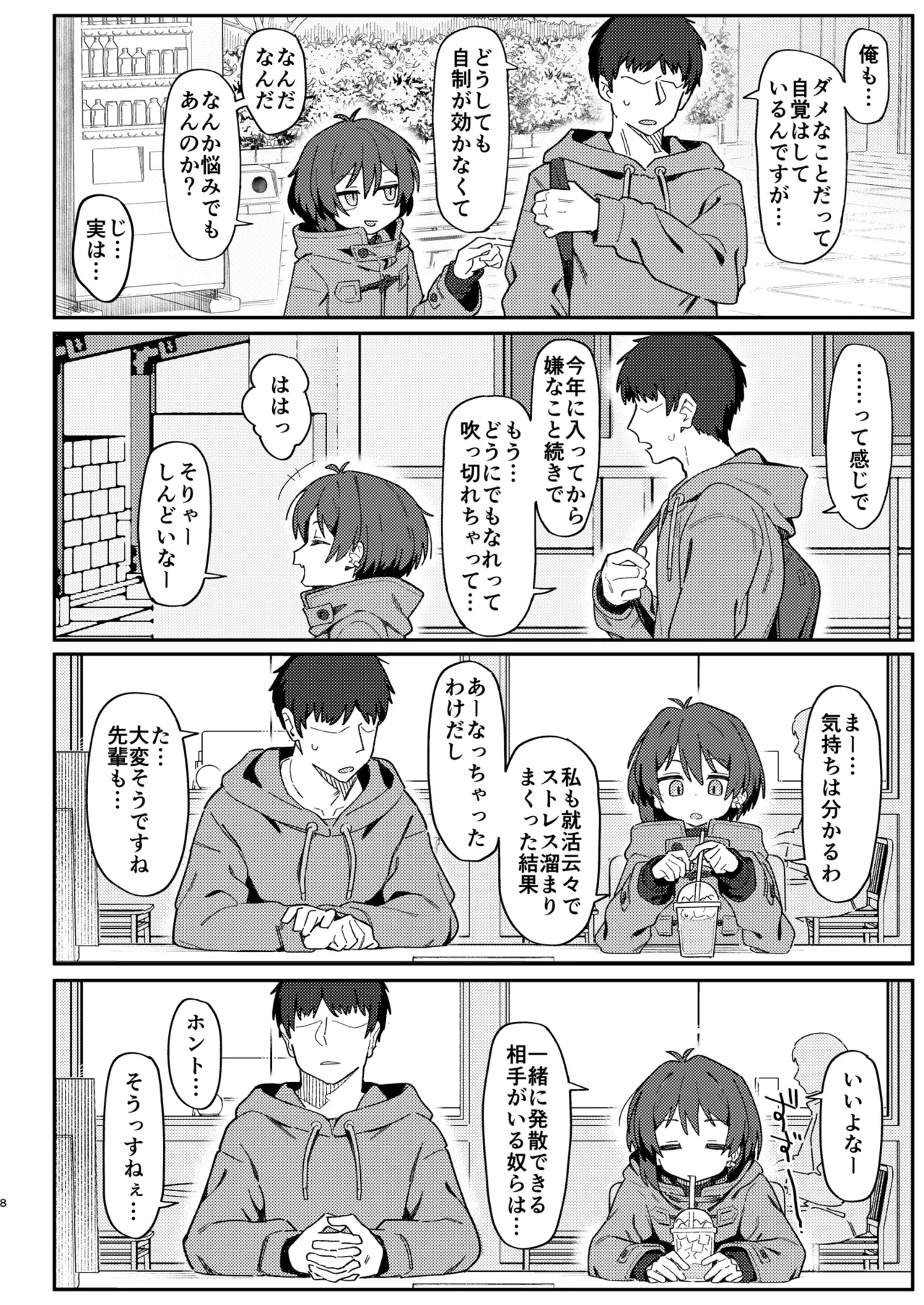 小野塚先輩はわるいひと [無修正] - page8