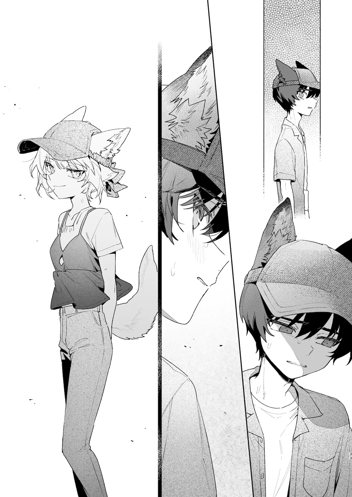 ♂が受け。コヨーテちゃん×甲斐犬くん2 - page34