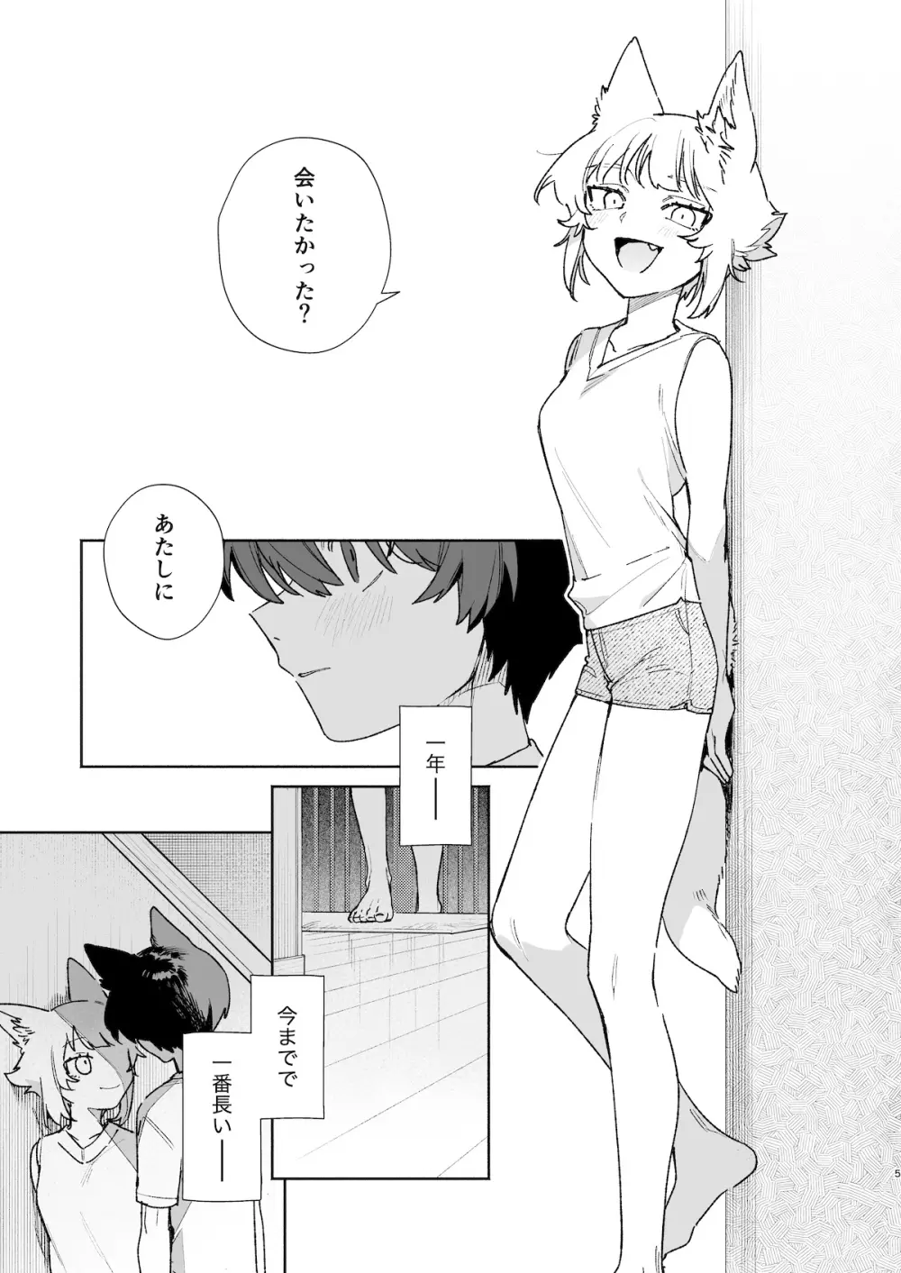 ♂が受け。コヨーテちゃん×甲斐犬くん2 - page6