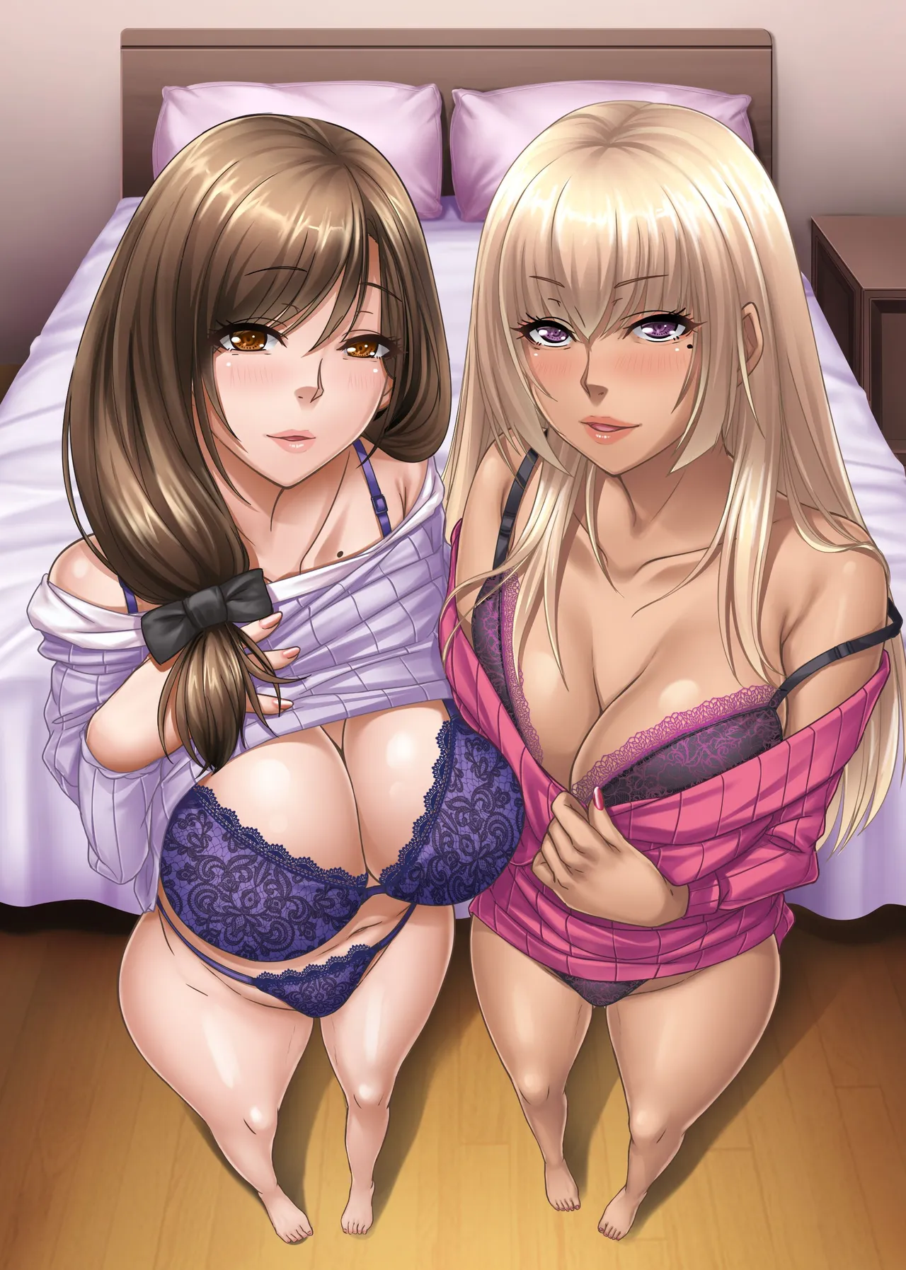 隣人妻たちが誘惑してくる件。ビッチ人妻だらけのマンションで搾精孕ませ女性優位ハーレム - page2