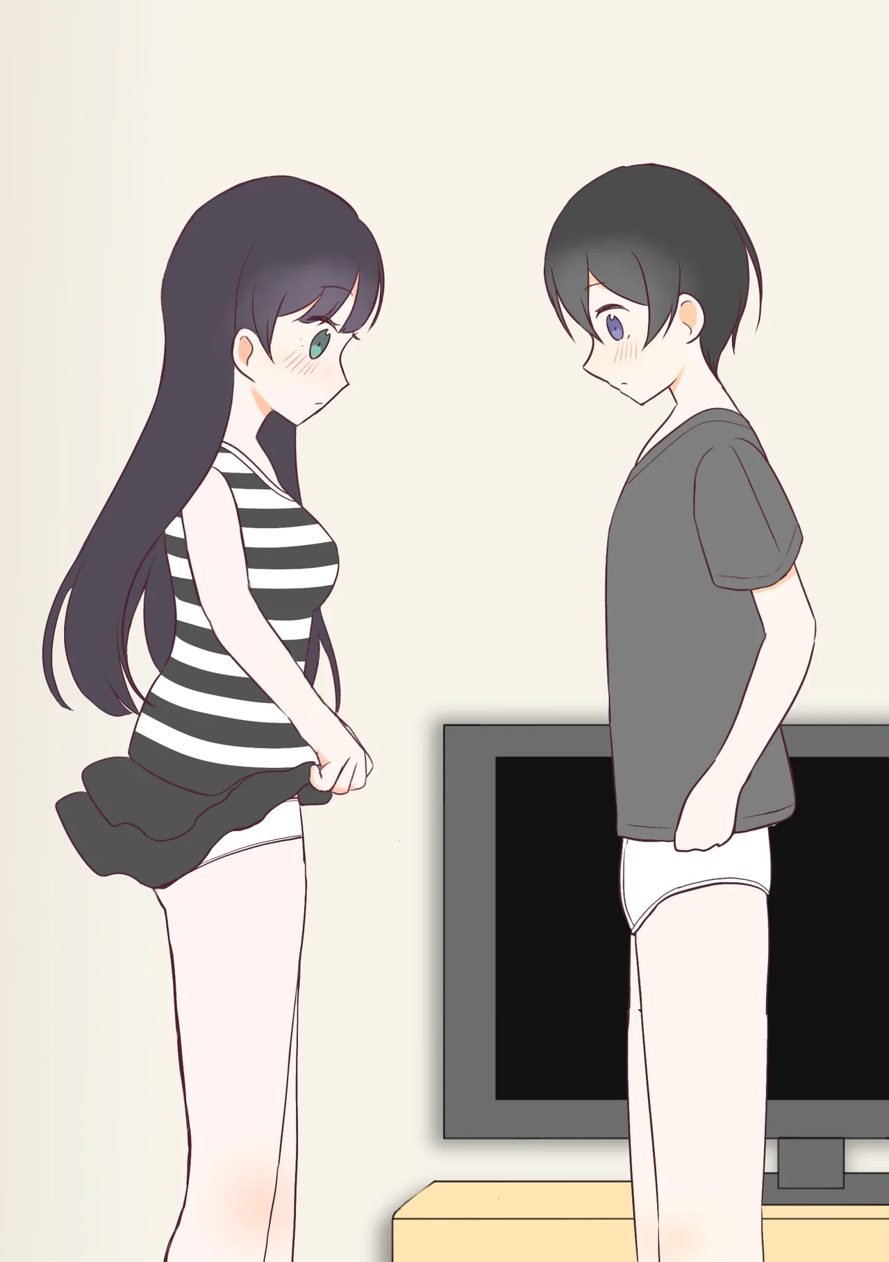 パンツ見せ合い幼なじみ - page8