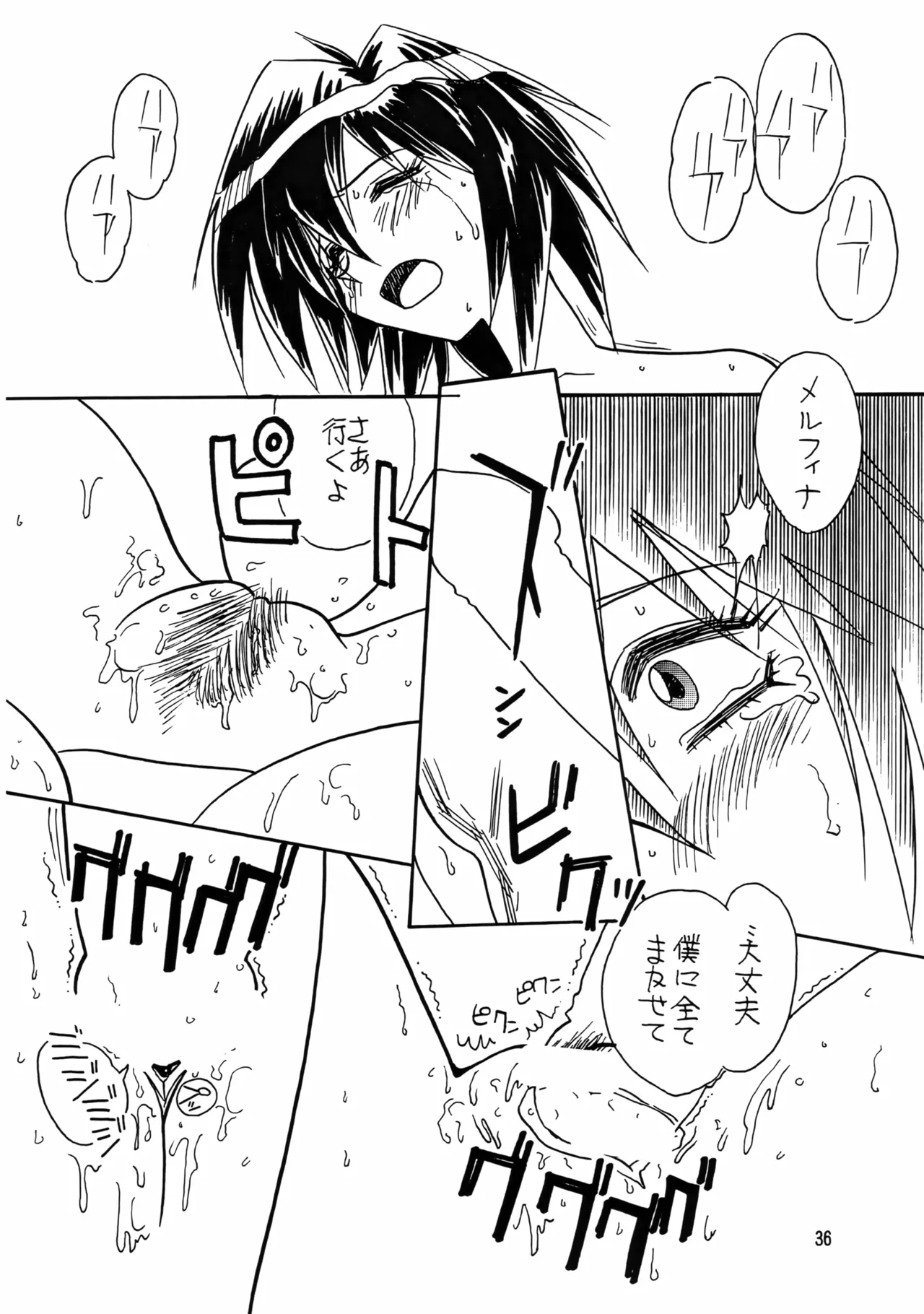 (C54) [岩崎製本所 (岩崎晶)] BREW III (星方武侠アウトロースター) - page36