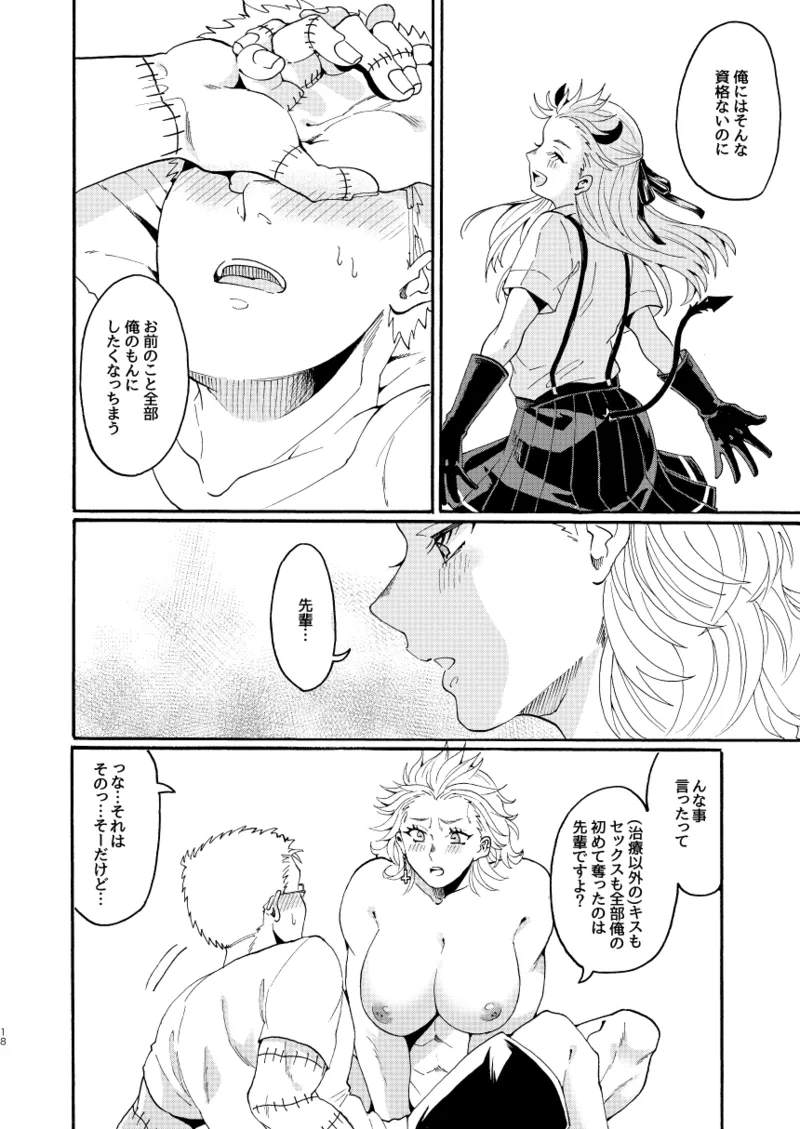 【心能井同人誌再録】Honeymoon Night - page17