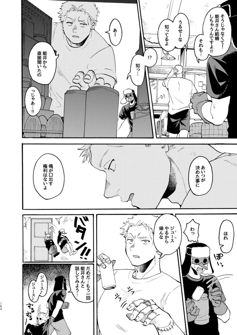 【心能井同人誌再録】Honeymoon Night - page181