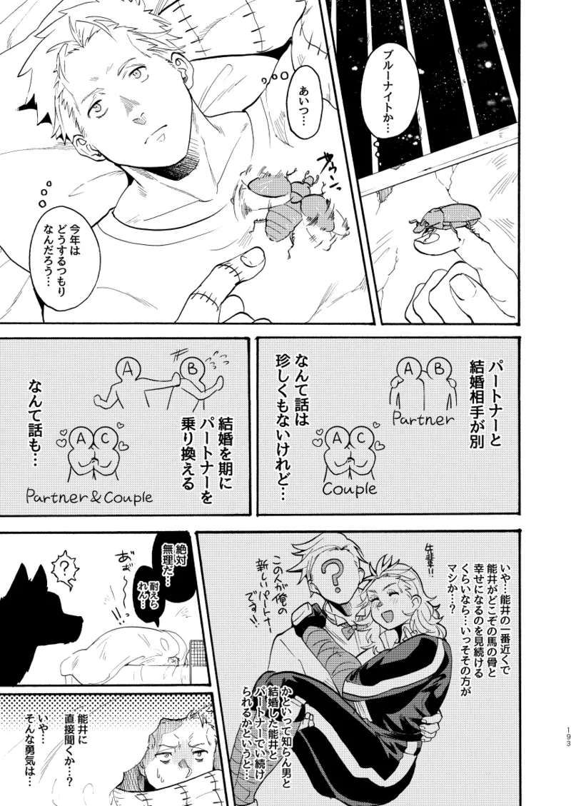 【心能井同人誌再録】Honeymoon Night - page190