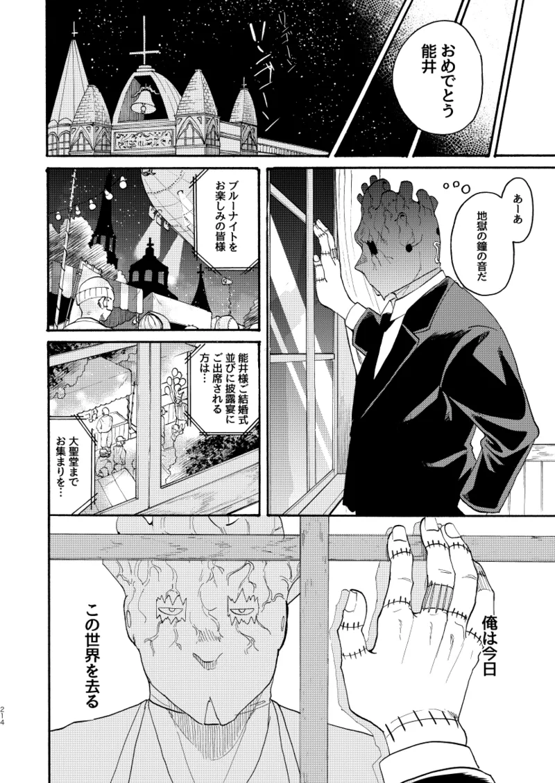 【心能井同人誌再録】Honeymoon Night - page211