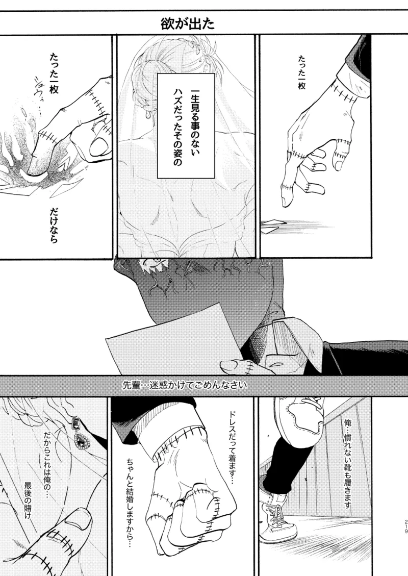 【心能井同人誌再録】Honeymoon Night - page216