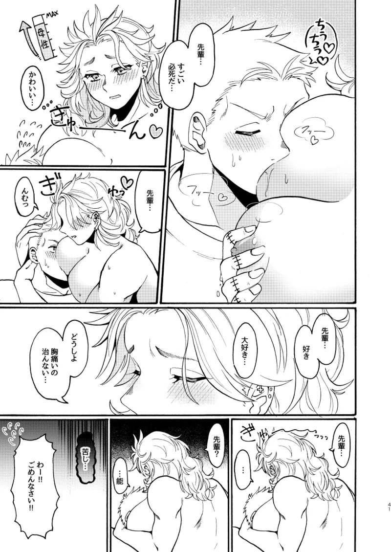 【心能井同人誌再録】Honeymoon Night - page40