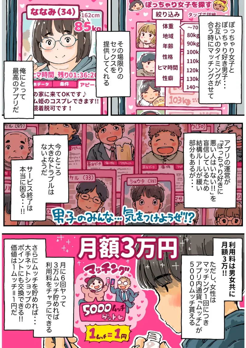 ムッチングアプリ ～ゆきっぺの思い出～ - page5