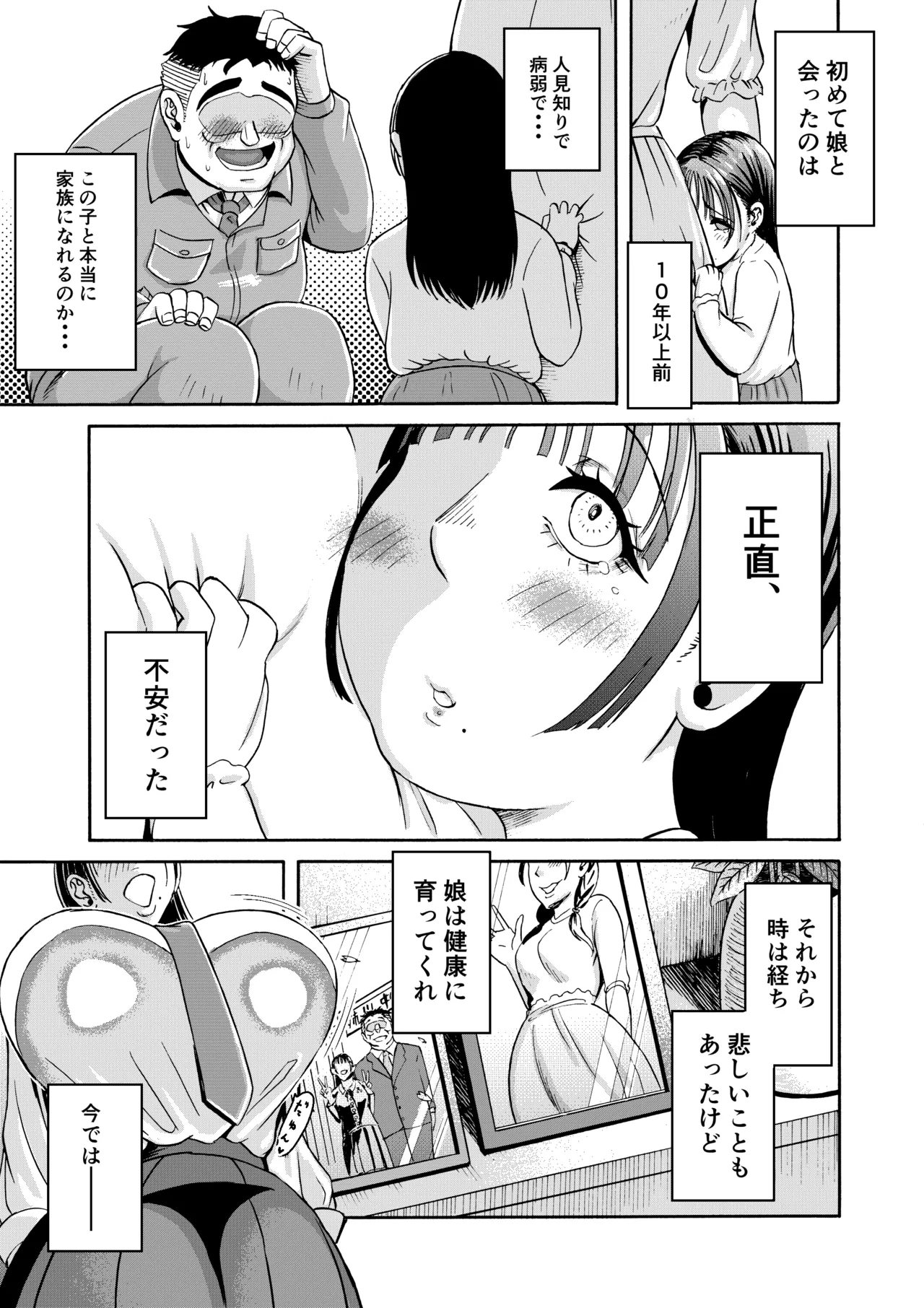 パパのこと食べる、ね？〜すくすく育った義理の娘が、メスとして襲ってくる件〜 - page2
