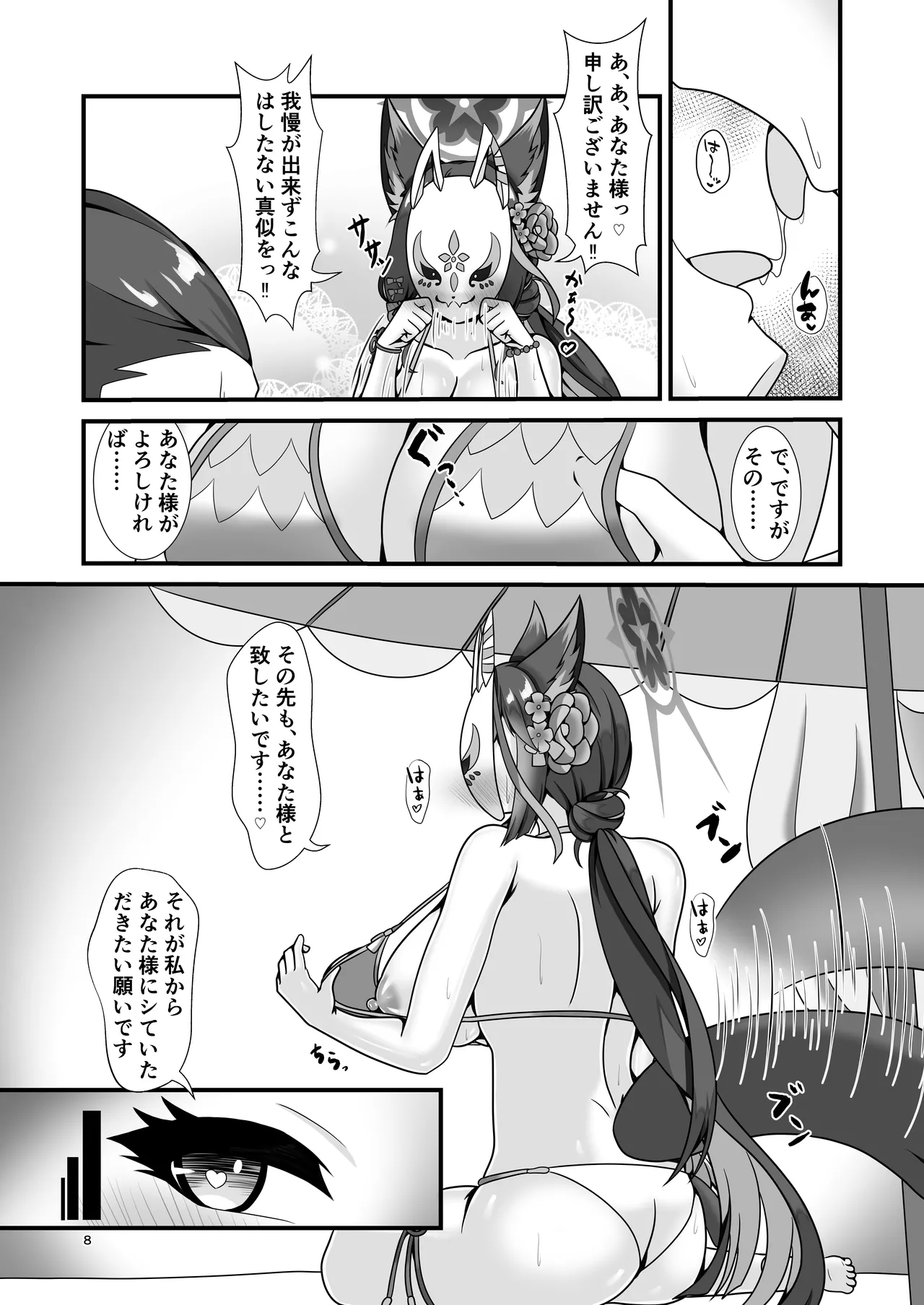 百夜の祭りのその先で - page7