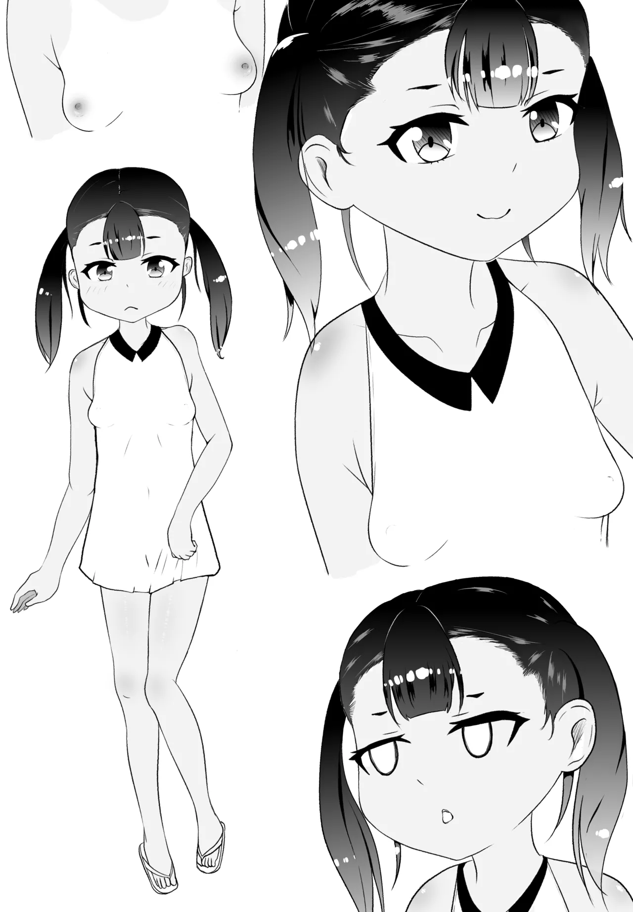 田舎の少女
