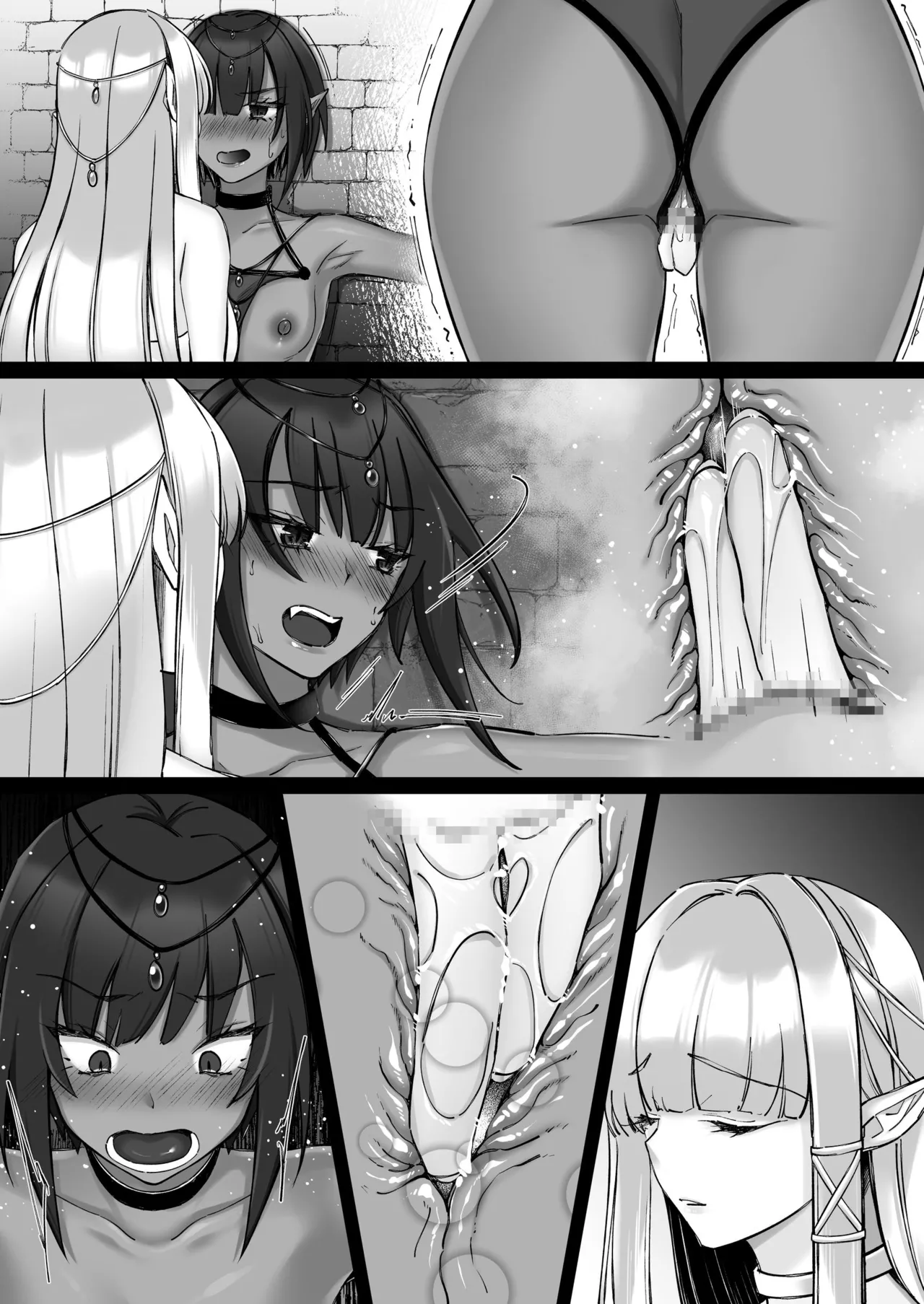 エルフ陥落  ～エルフにえっちな淫紋を付けてレズ堕ちさせる～ - page100