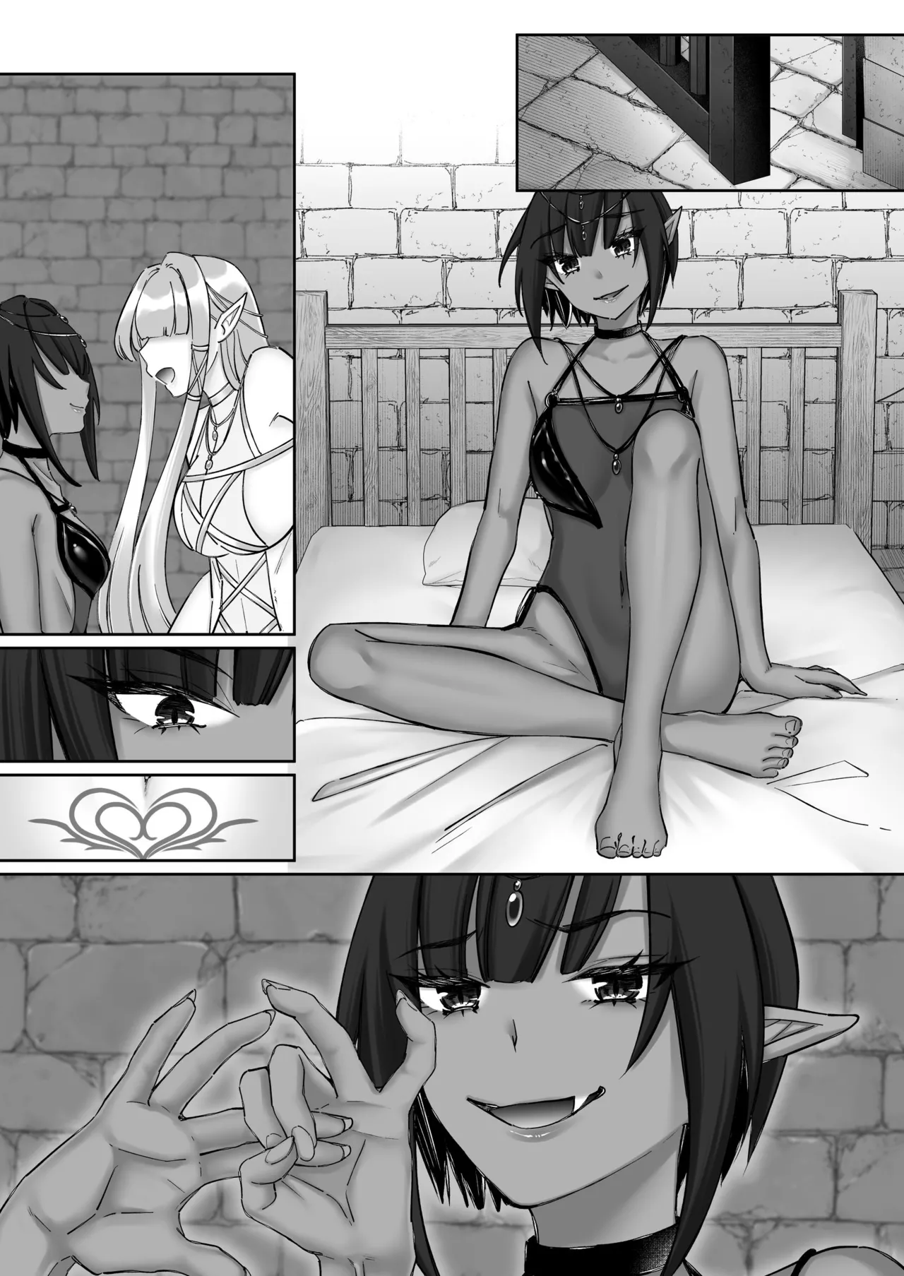 エルフ陥落  ～エルフにえっちな淫紋を付けてレズ堕ちさせる～ - page120