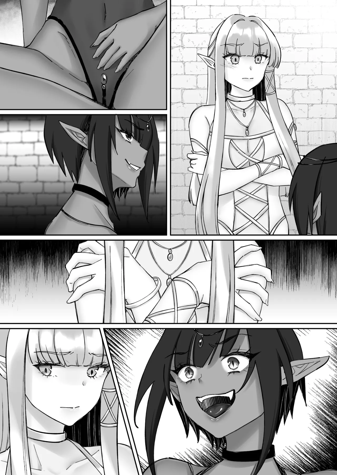 エルフ陥落  ～エルフにえっちな淫紋を付けてレズ堕ちさせる～ - page121