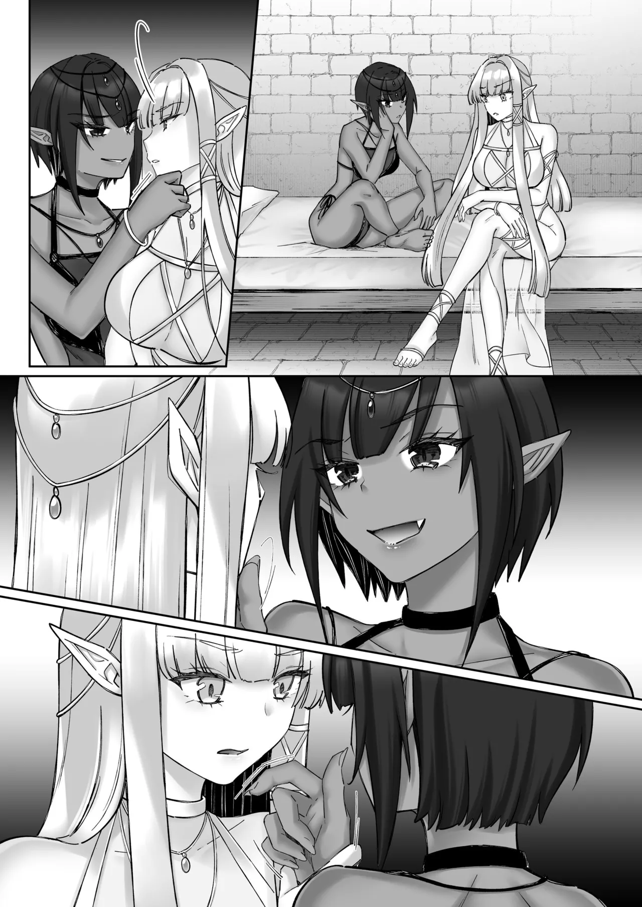 エルフ陥落  ～エルフにえっちな淫紋を付けてレズ堕ちさせる～ - page122